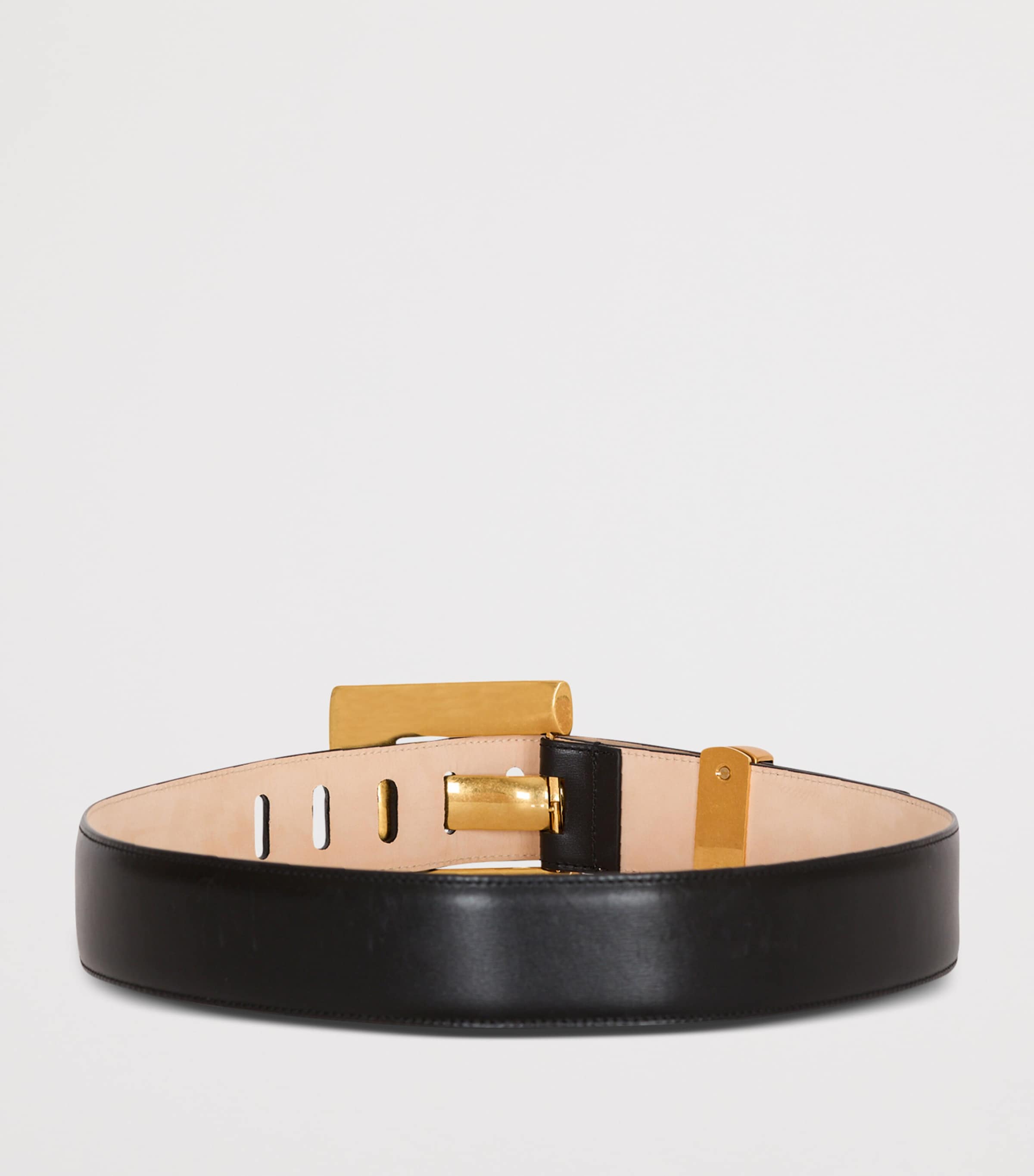 Balmain Leather Anthem Belt Noir Image 4