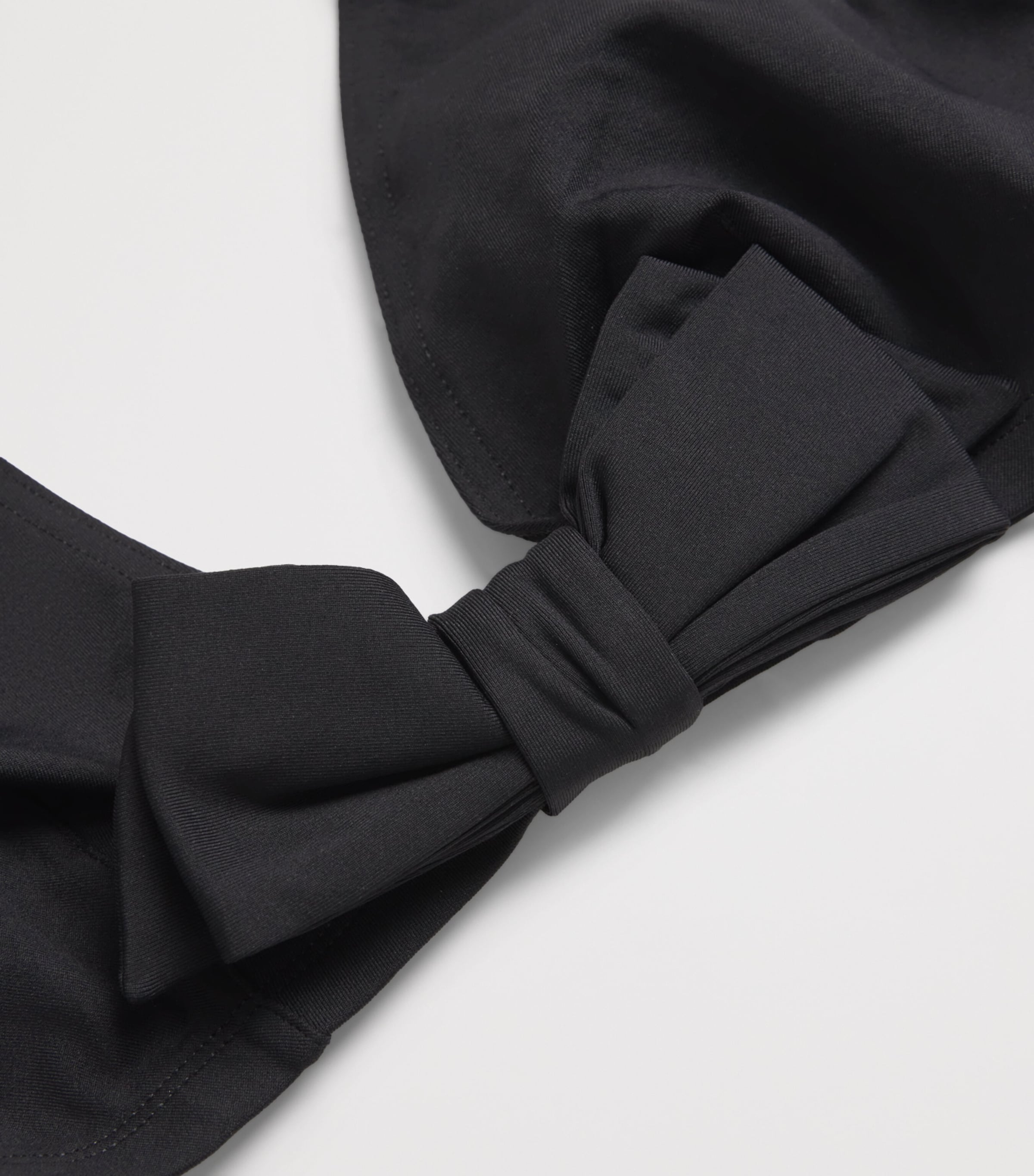 Bow-Detail Bikini Top NOIR Image 4