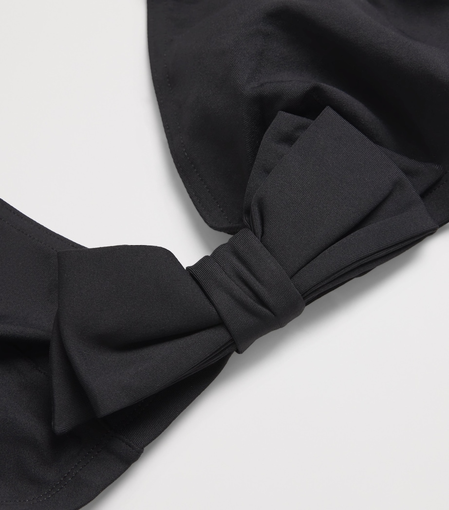 Bow-Detail Bikini Top NOIR Image 4