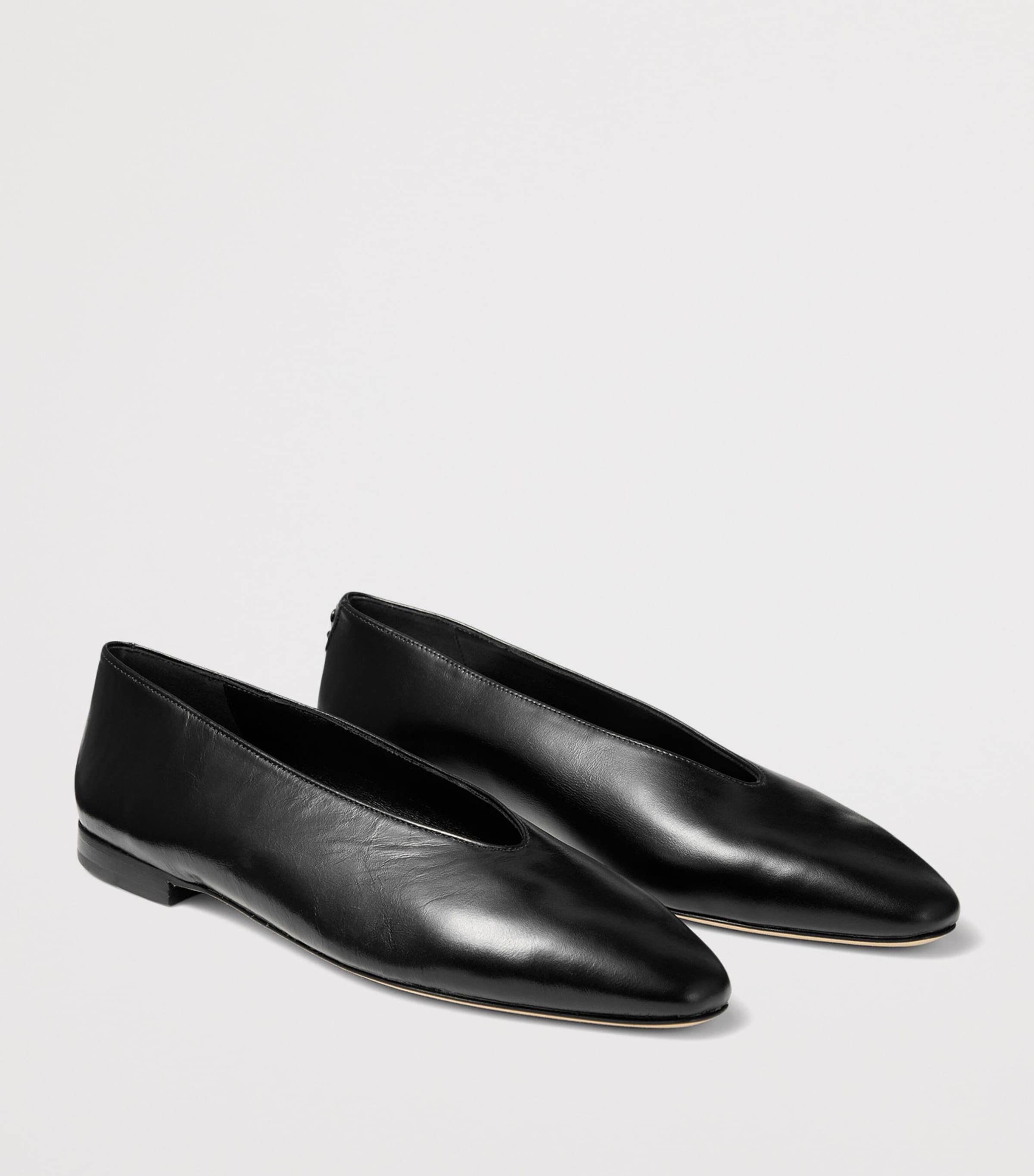 Jimmy Choo Margo Leather Ballet Flats Black Image 2
