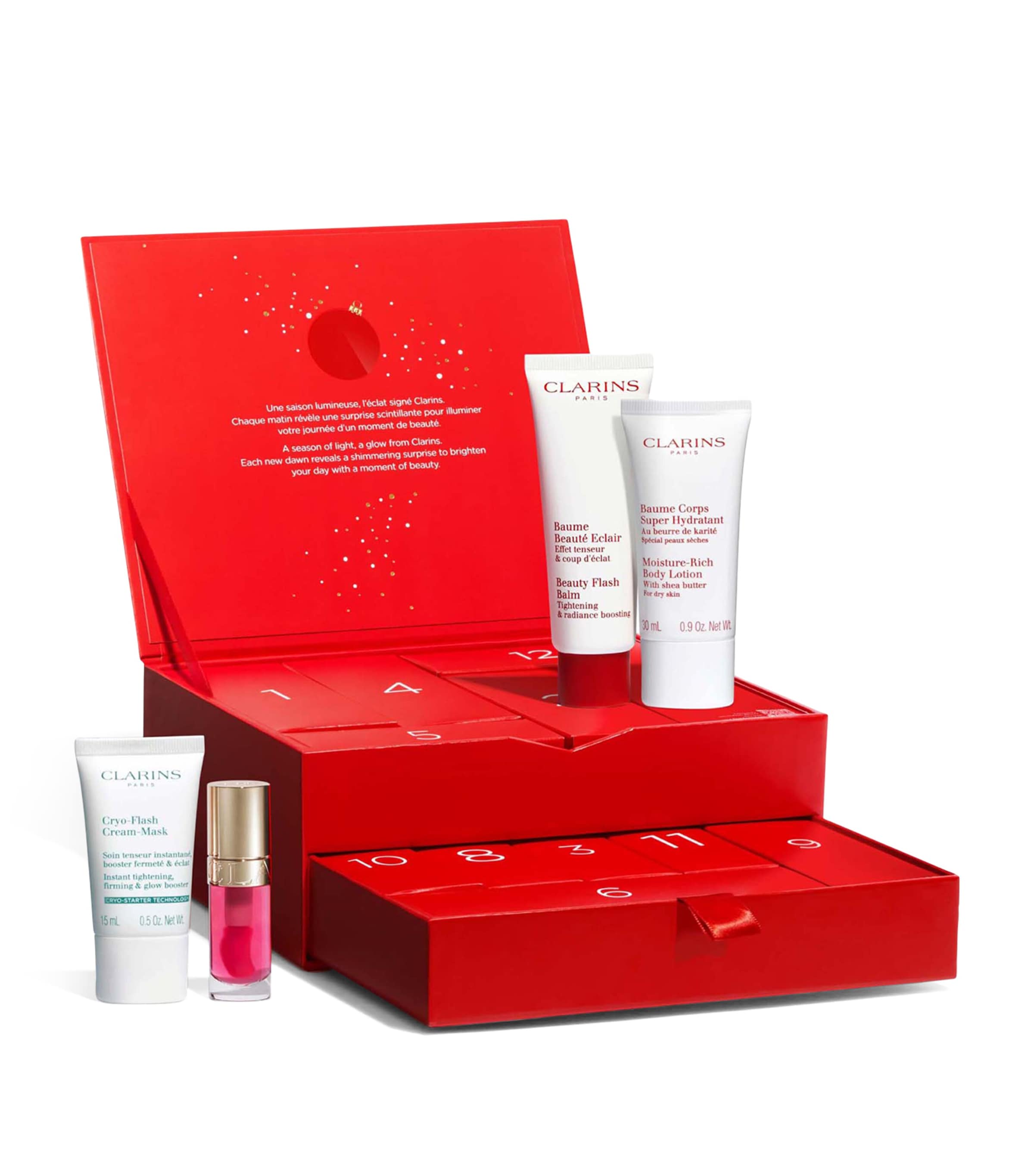 Clarins Women’s 12 Day Advent Calendar (Worth £167) NO COLOUR Image 2