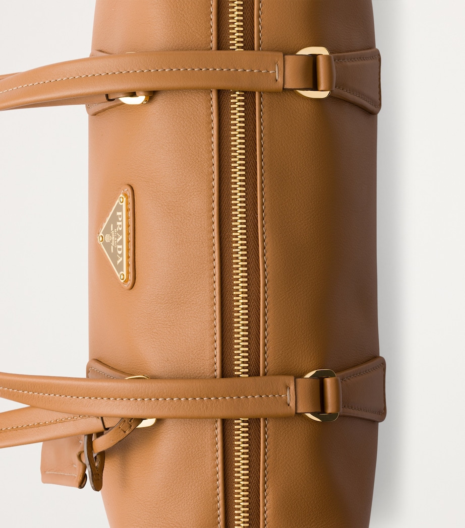 Medium Leather Top-Handle Bag F03BH Image 2