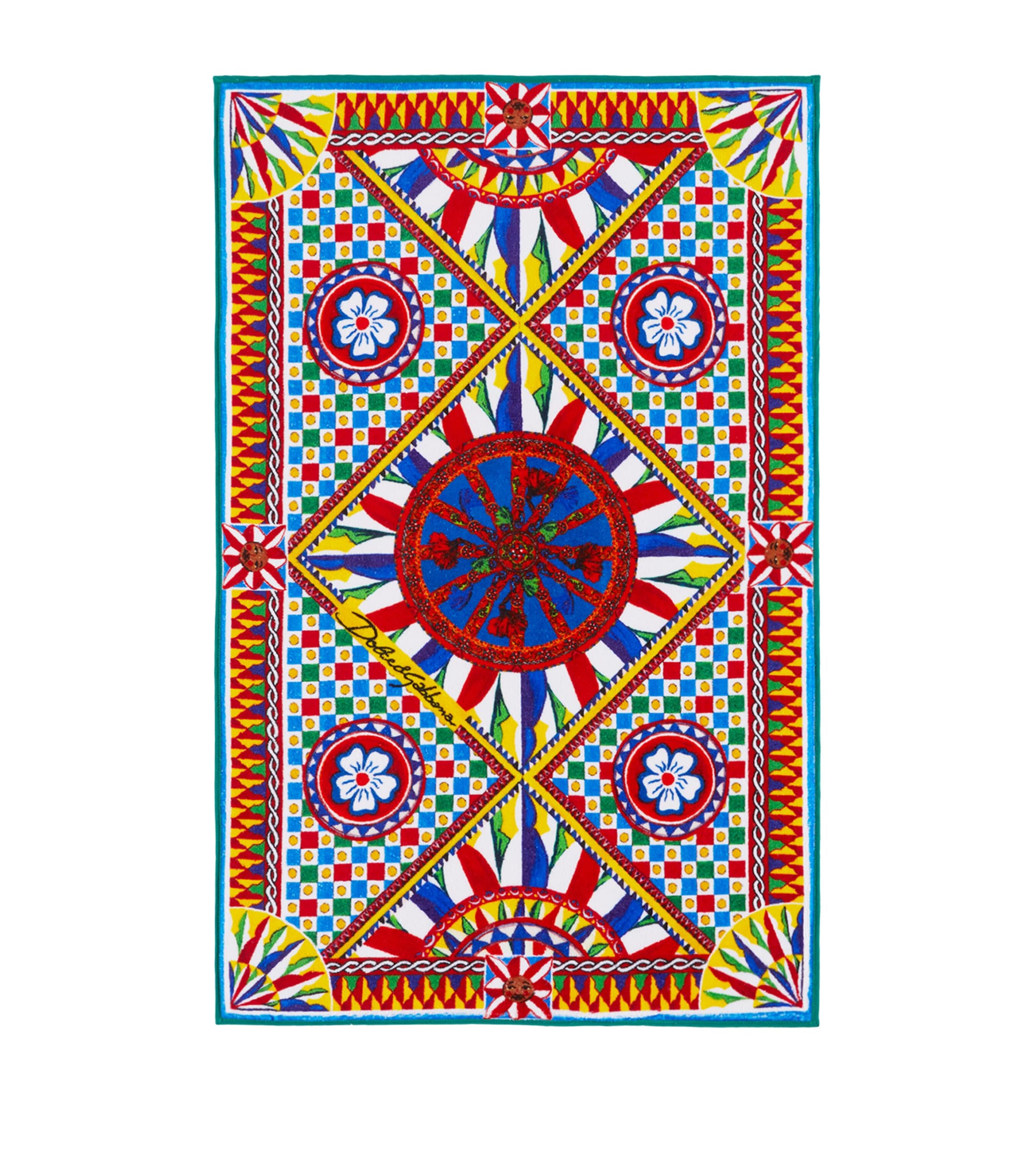 Dolce & Gabbana Casa Carretto Siciliano Bath Mat