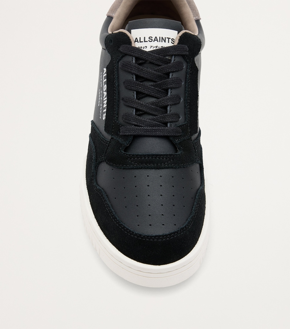Leather Regan Sneakers BLACK/GREY Image 3