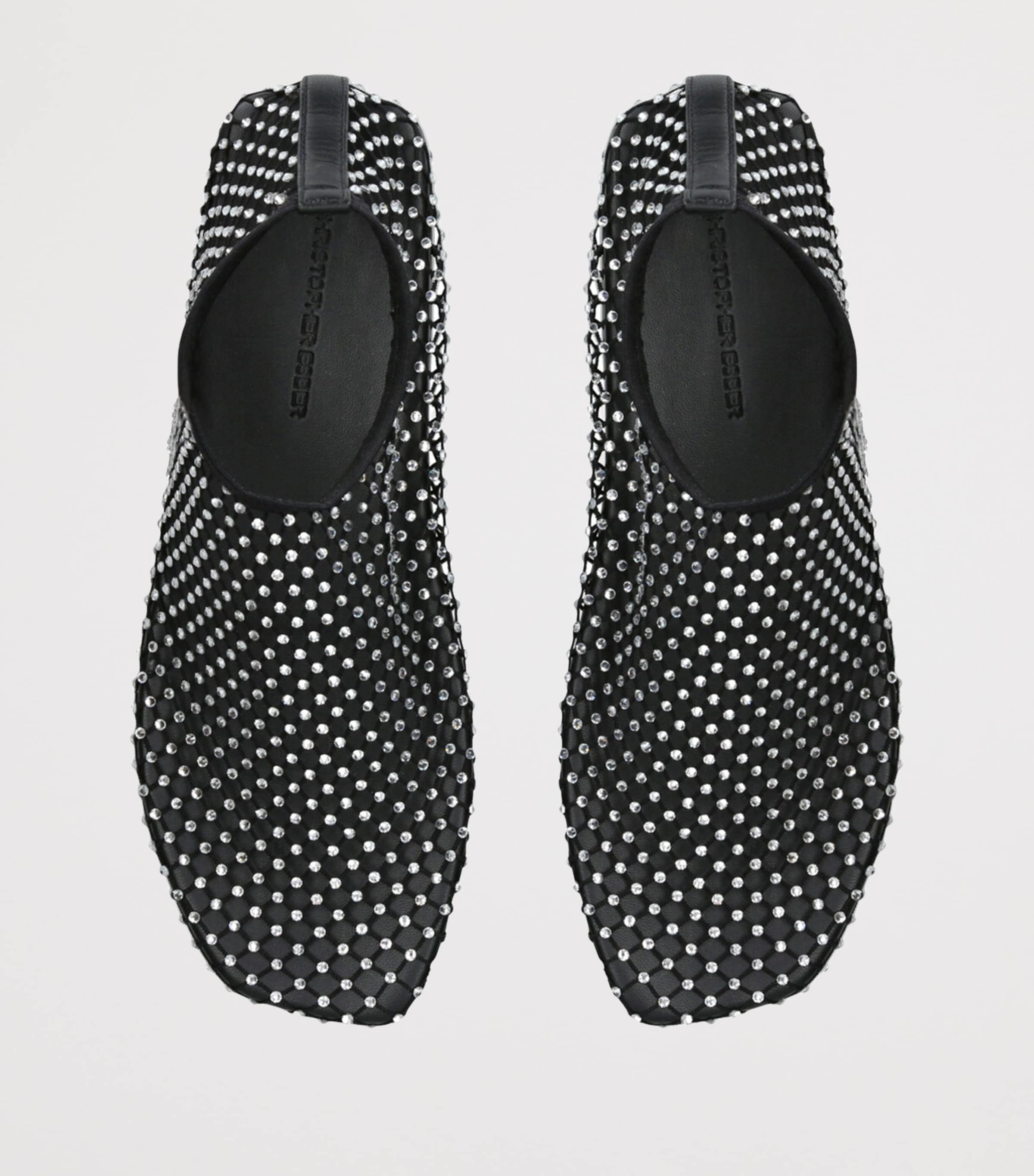 Mesh Minette Ballet Flats BLACK Image 4