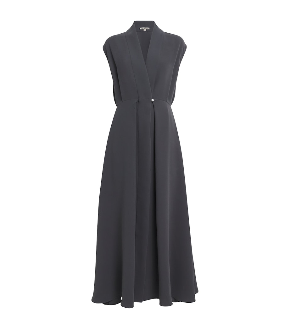 Georgette Silla Midi Dress SLATE GREY Image 1