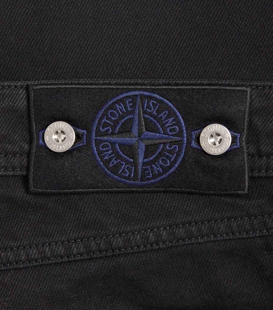 Stone Island Mens Garment-Dyed Straight Jeans Image 6