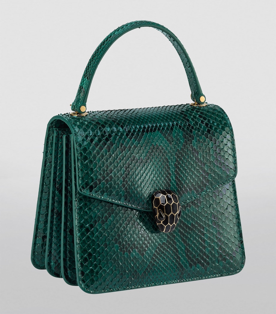 Serpenti Forever Top-Handle Bag GREEN DARK Image 3