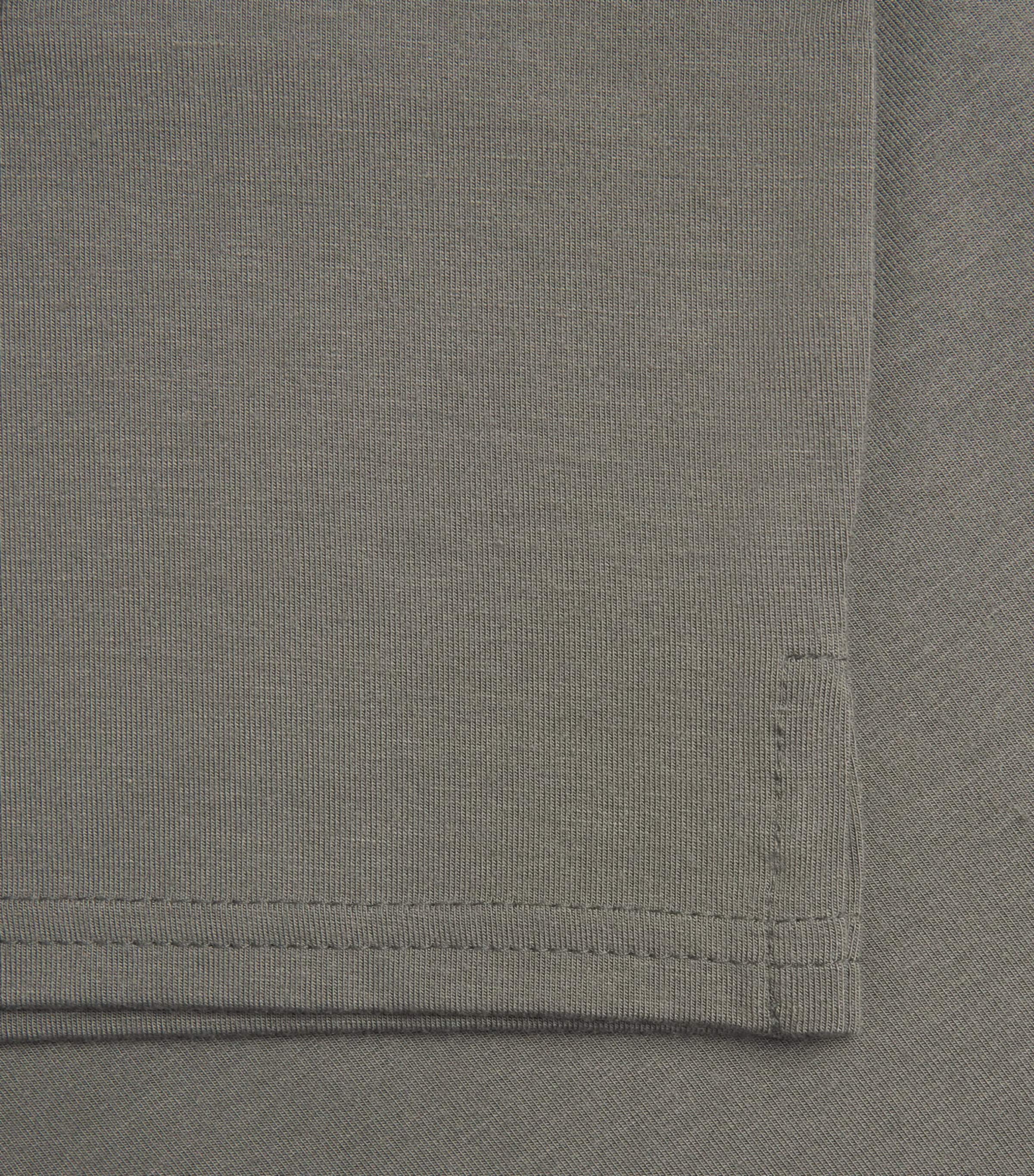 Open-Collar Lounge Top CHA CHARRED GREEN Image 5