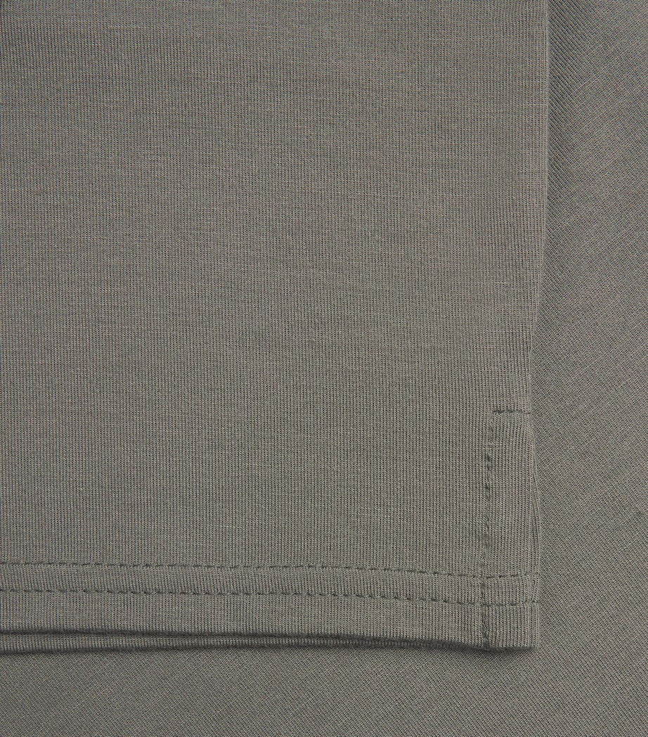 Open-Collar Lounge Top CHA CHARRED GREEN Image 5