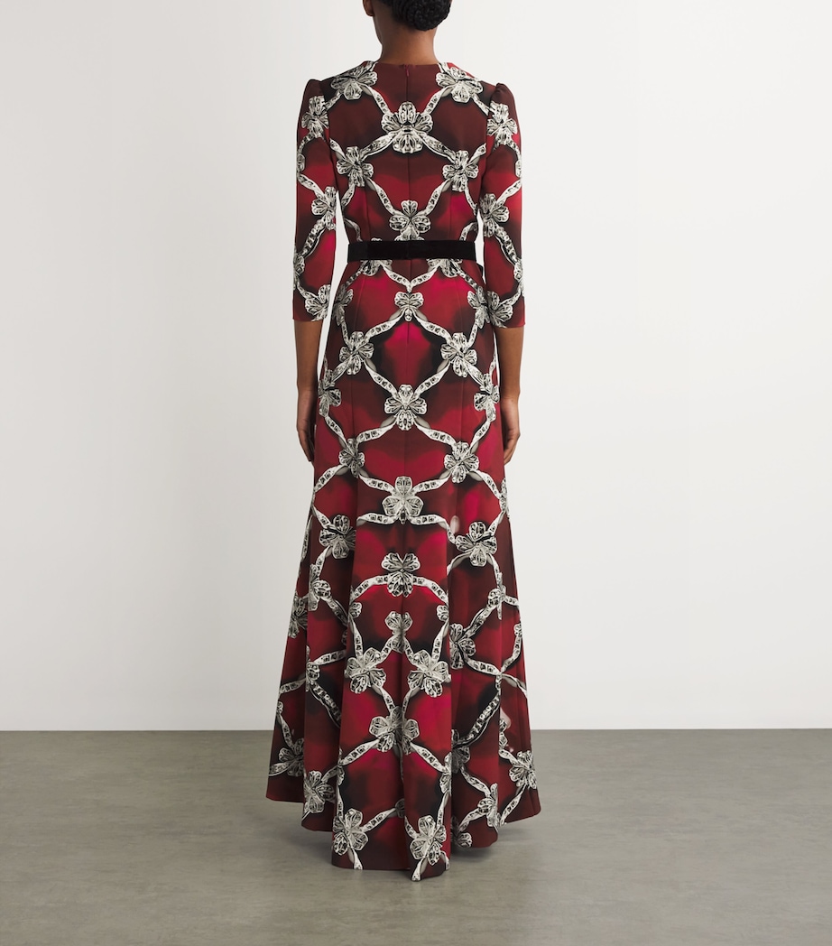 Chantal Maxi Dress PLEXUS RUBY PRINT Image 3