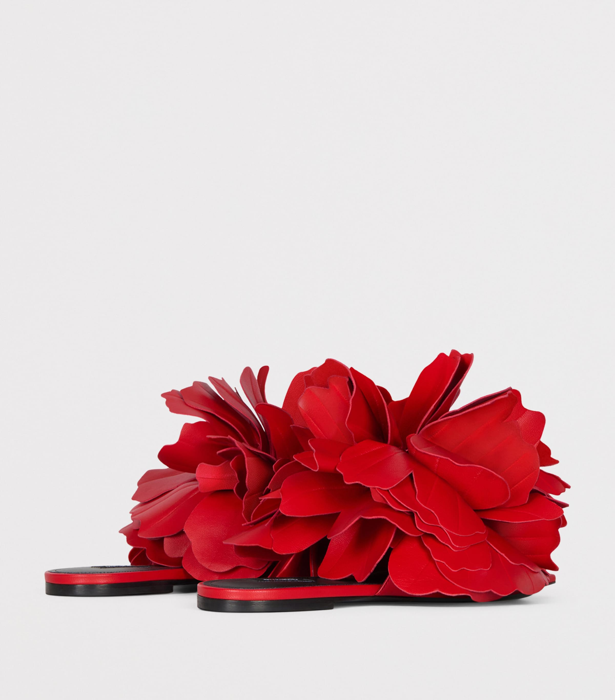 Givenchy Leather Boudoir Rose Sandals Vermillon Image 4
