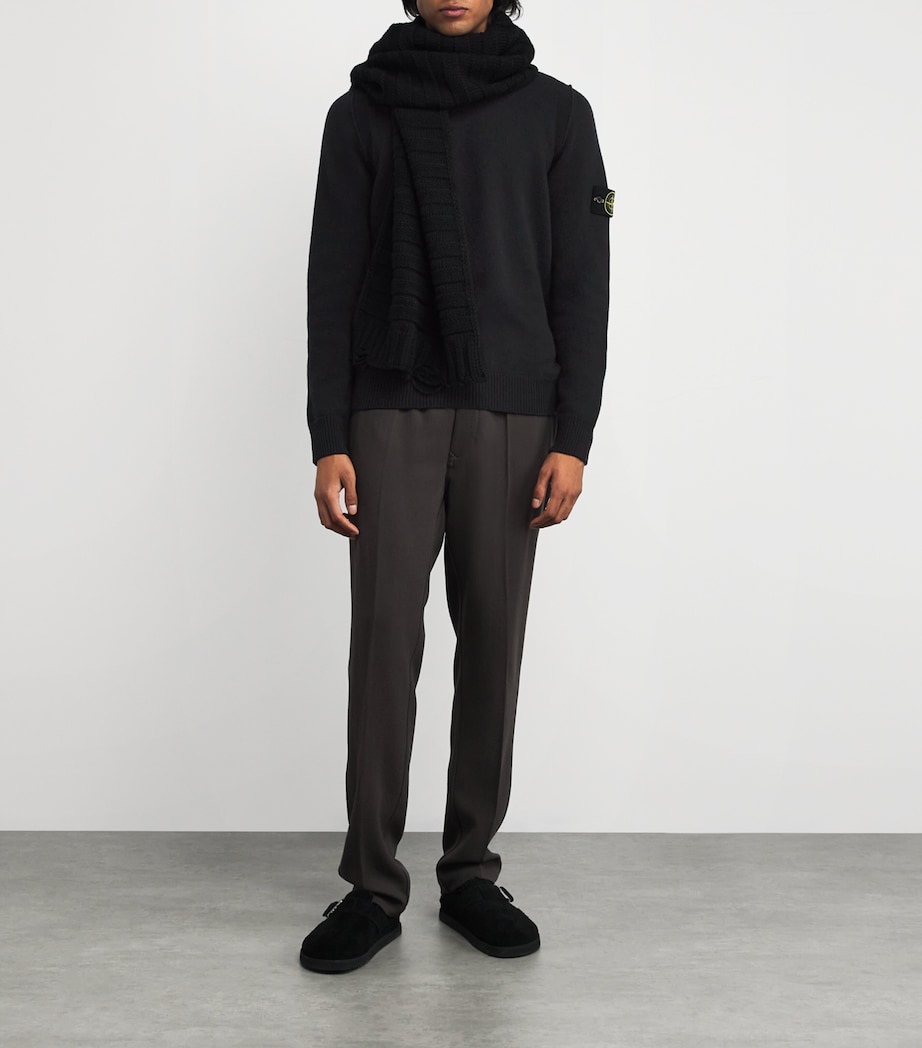 Virgin Wool-Blend Midweight Sweater V0029 Image 2