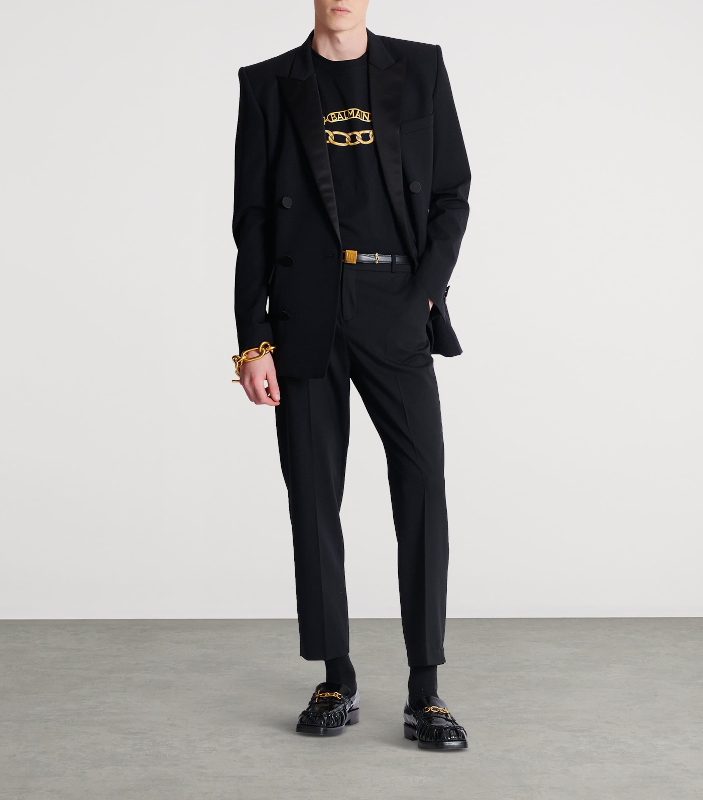 Chain Print T-Shirt EAD NOIR/OR Image 5