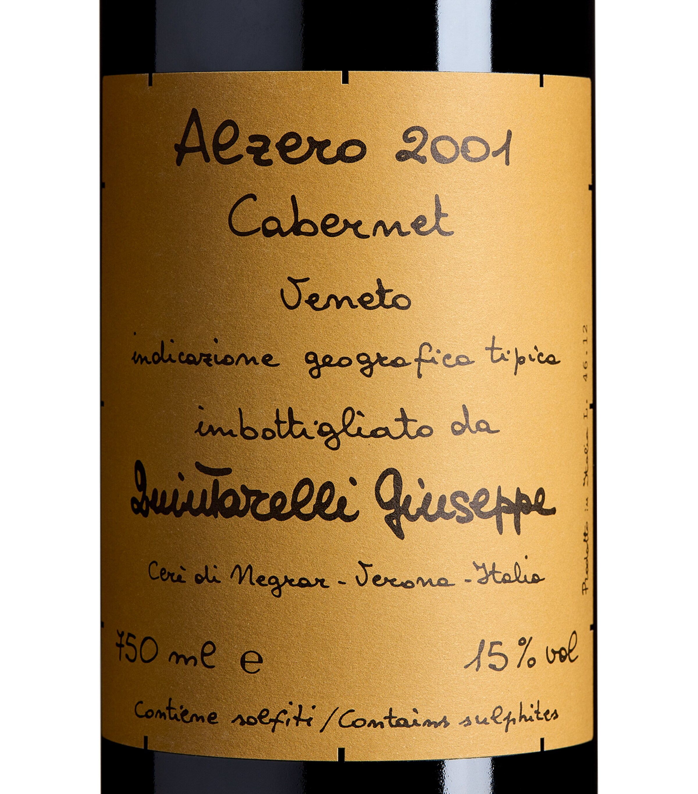 GIUSEPPE QUINTARELLI Alzero' Cabernet 2001 (75cl) - Veneto, Italy Image 2
