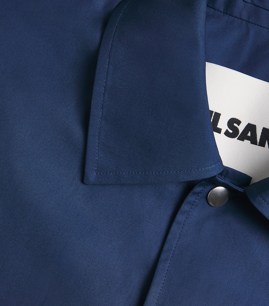 Cotton Poplin Logo Jacket VIOLET NIGHT Image 5