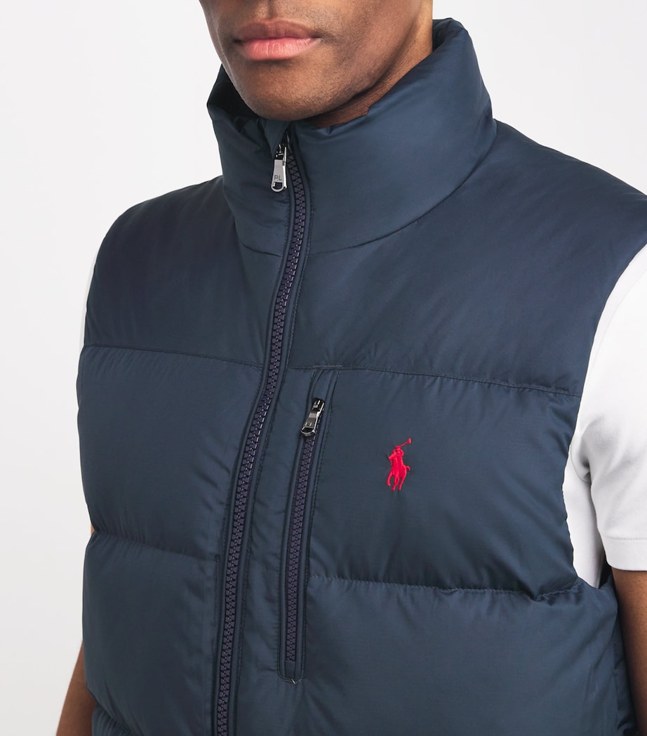 Down-Filled Gorham Gilet NAVY Image 6