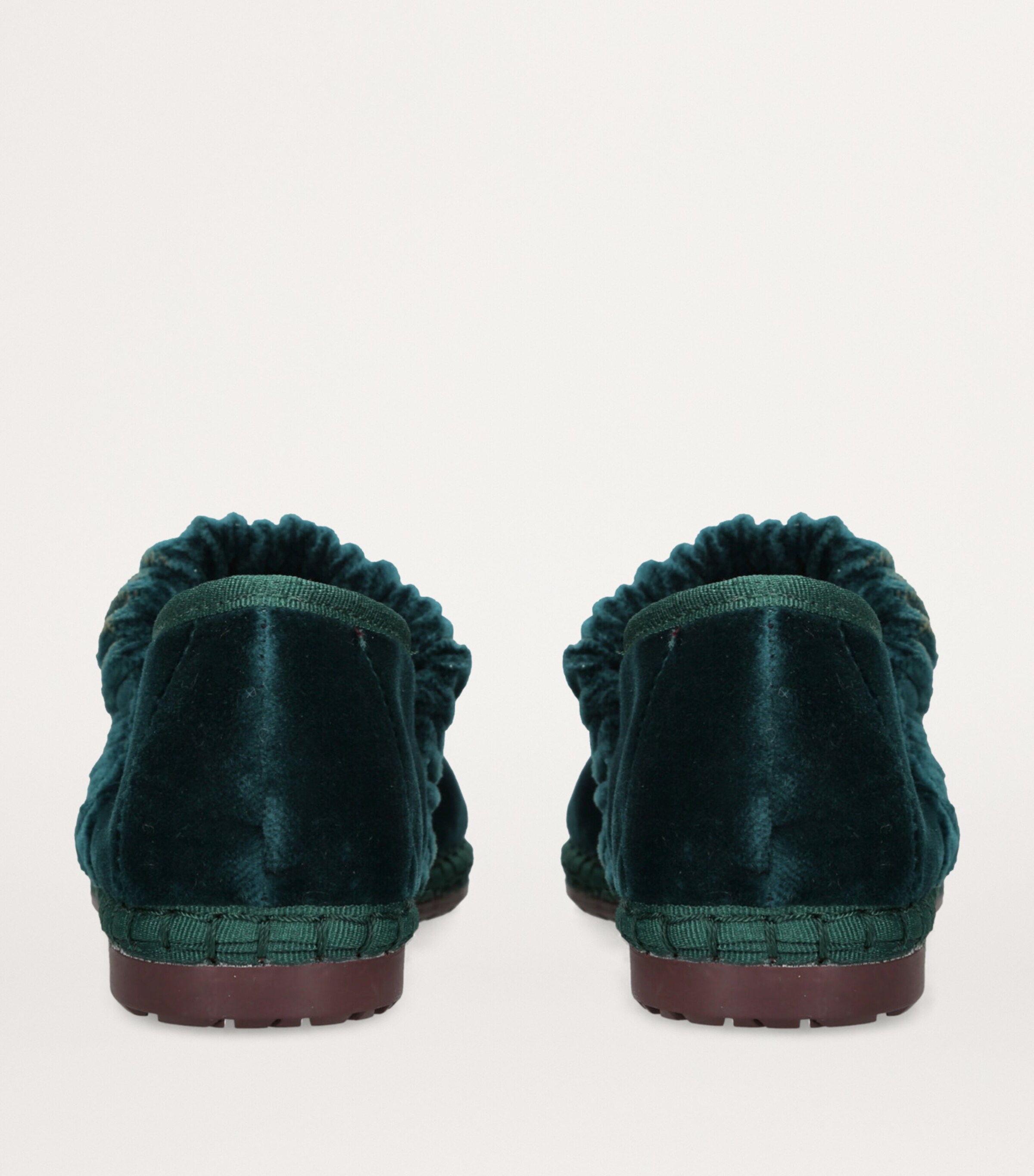 Velvet Mafalda Espadrilles DARK GREEN Image 3
