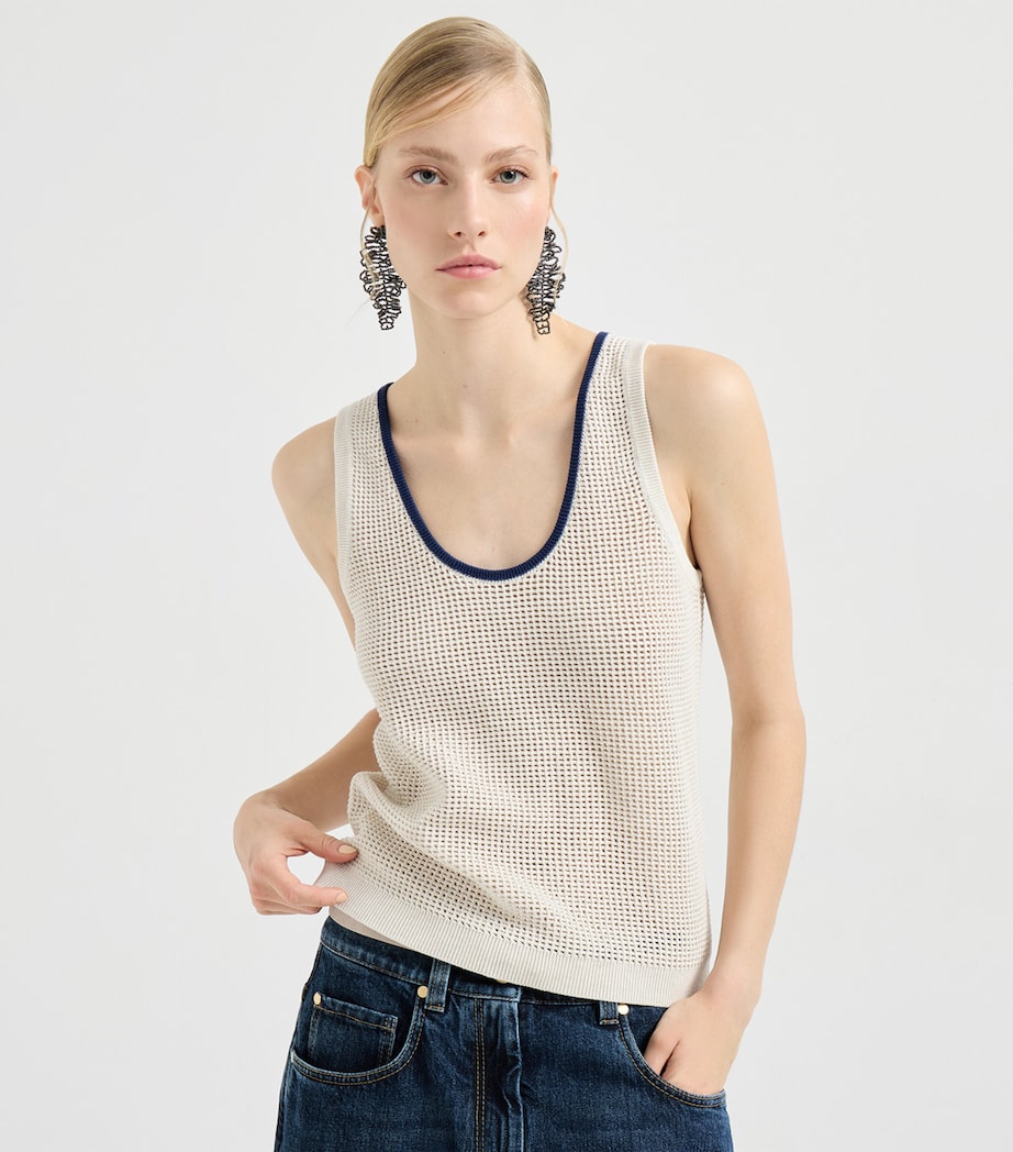 Knitted Sleeveless Top CYF11 Image 5