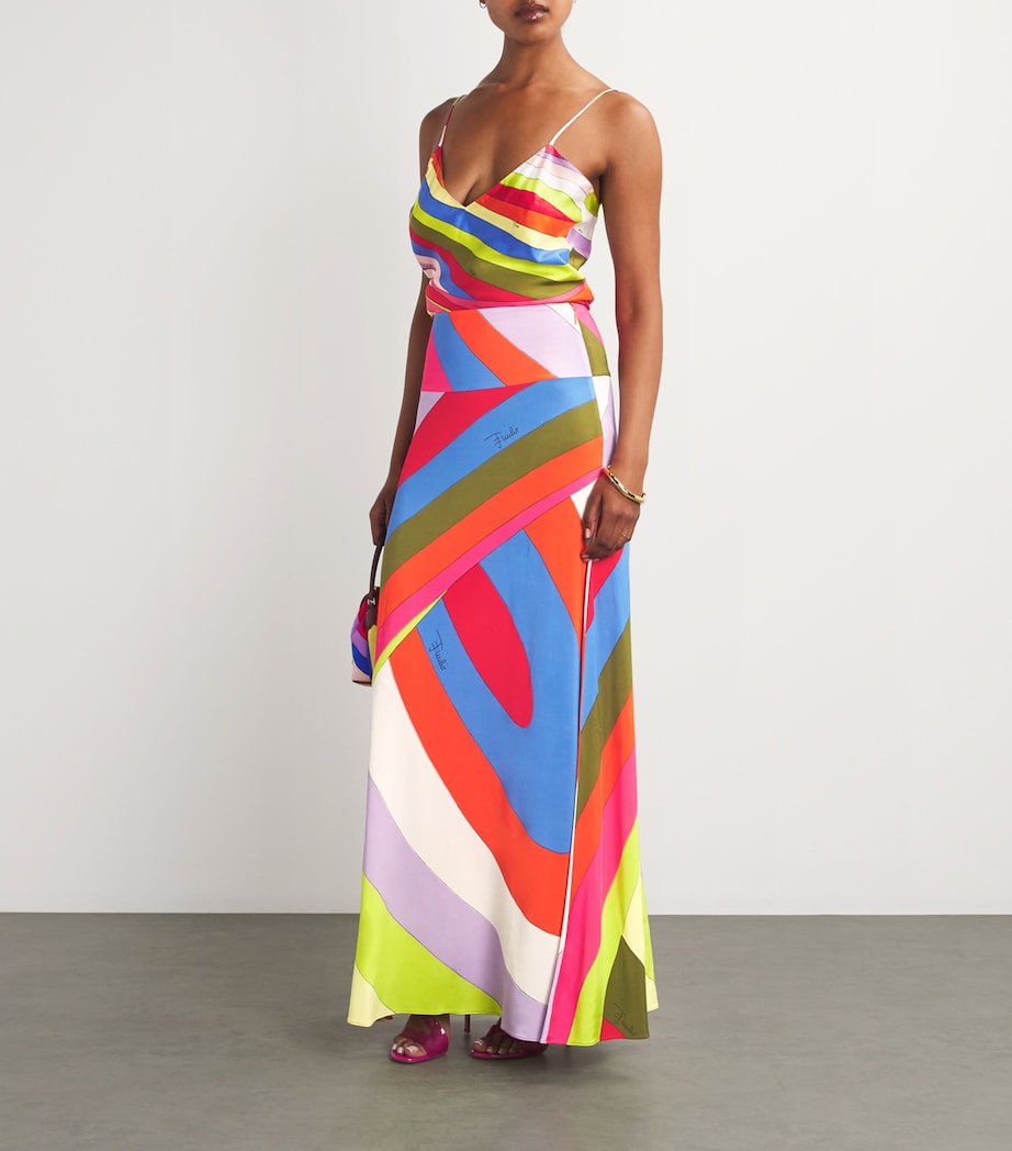 Jersey Iride Maxi Skirt 008 MULTICOLOR Image 2