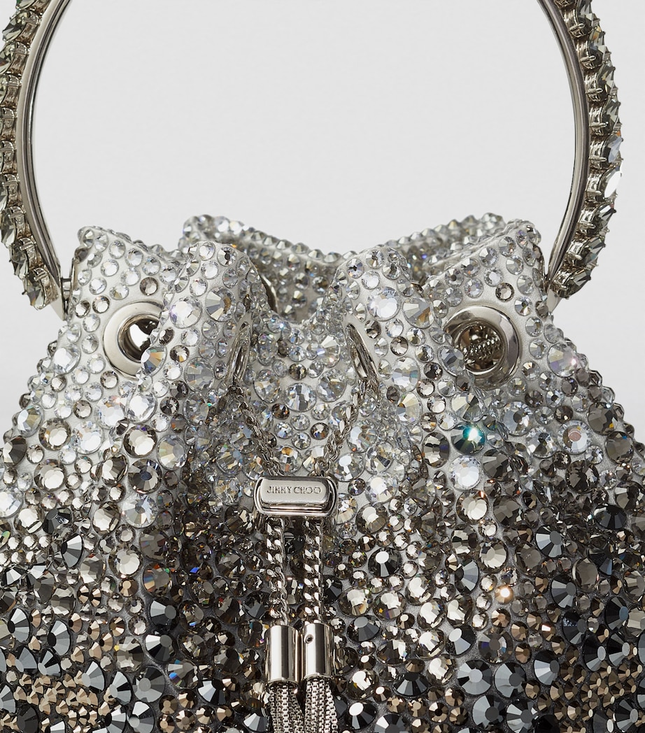 Embellished Bon Bon Top-Handle Bag BLACK/SMOKE/CLEAR Image 7