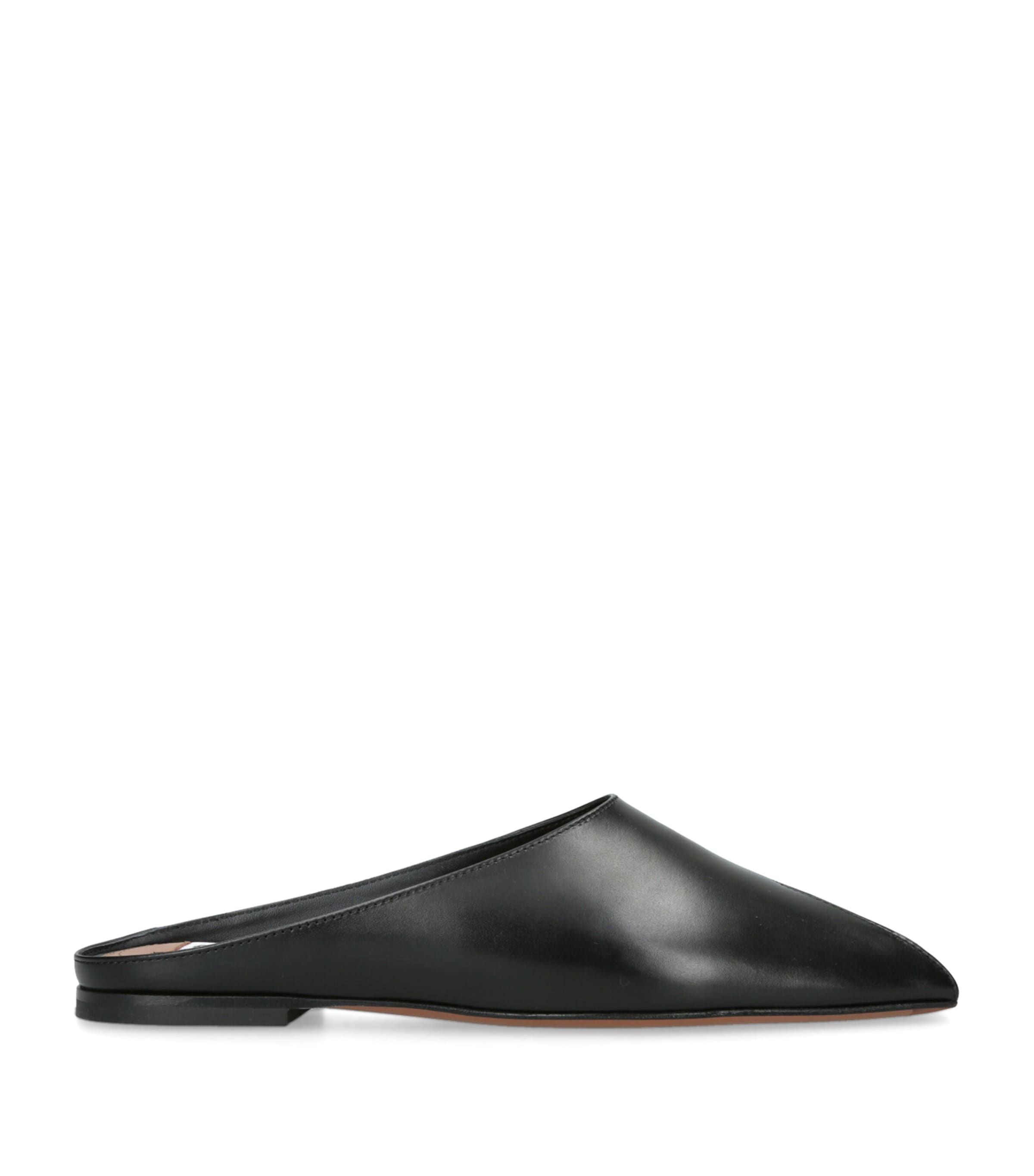 Alaïa Leather A-cut Sandals In Black