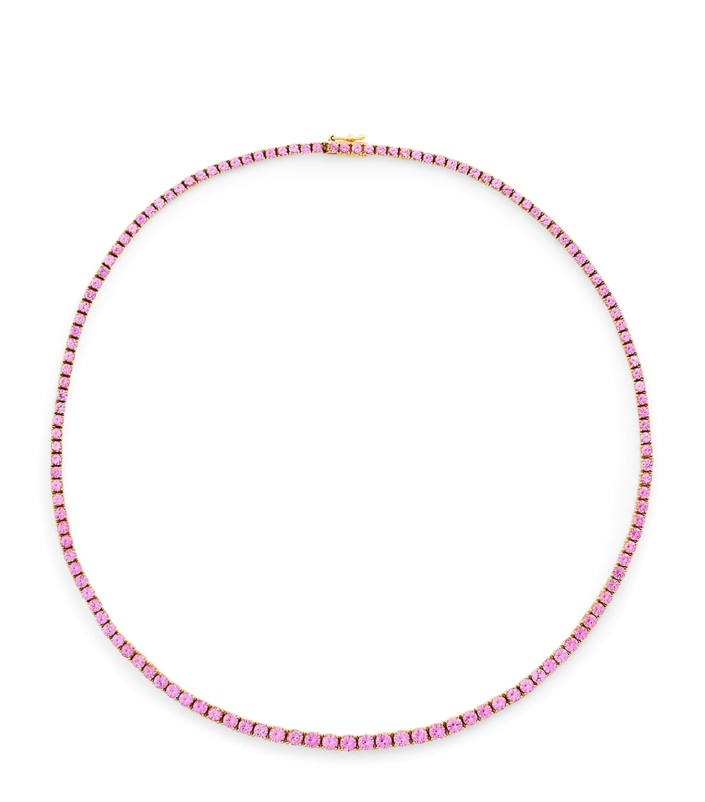Rose Gold and Pink Sapphire Hepburn Necklace  ROSE GOLD Image 1