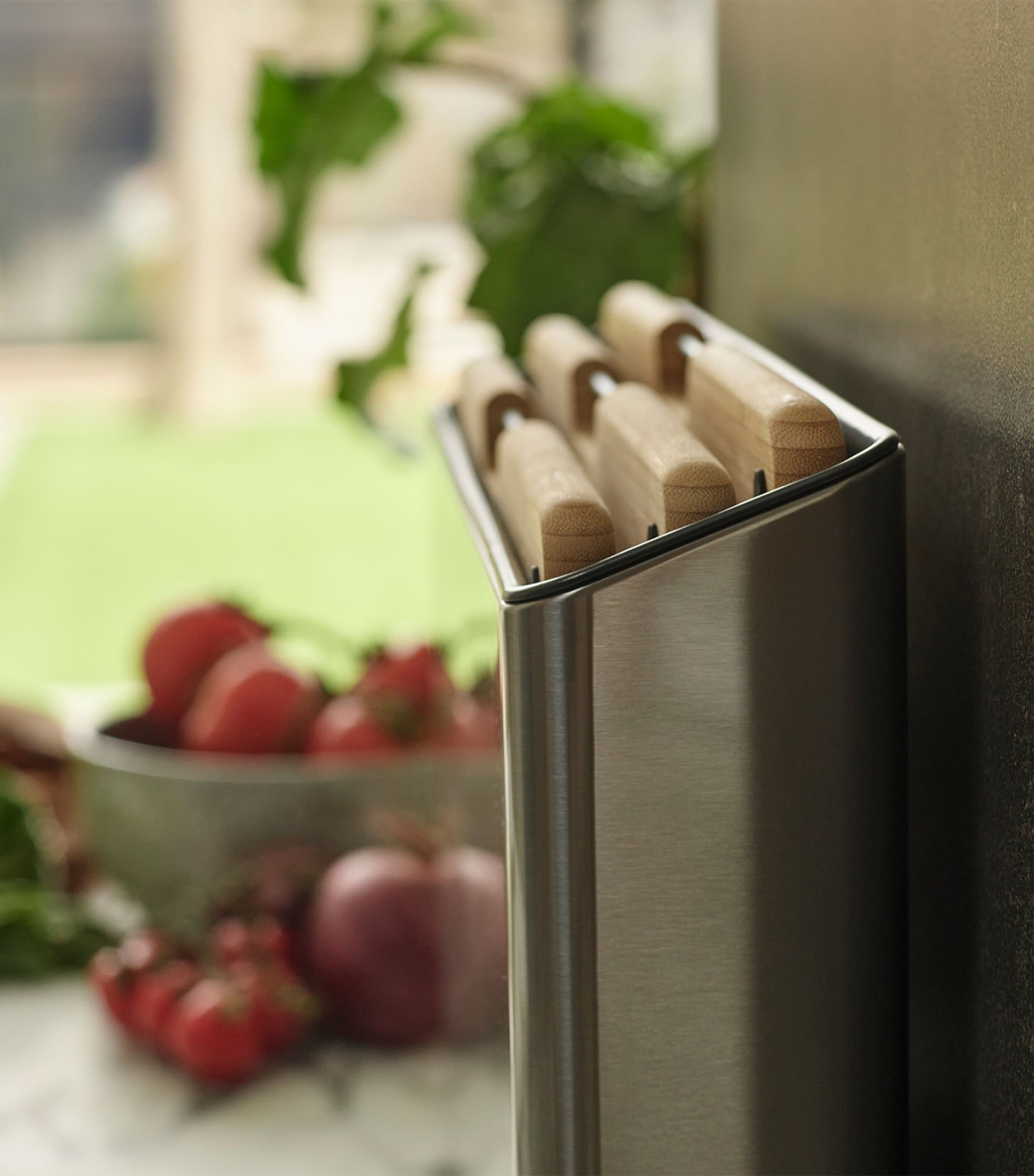 Set of 3 Folio Steel Chopping Boards STAINLESS STEEL Image 2