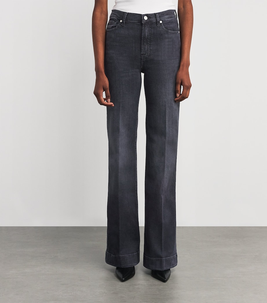Modern Dojo Soho Flared Jeans U71NS Image 3