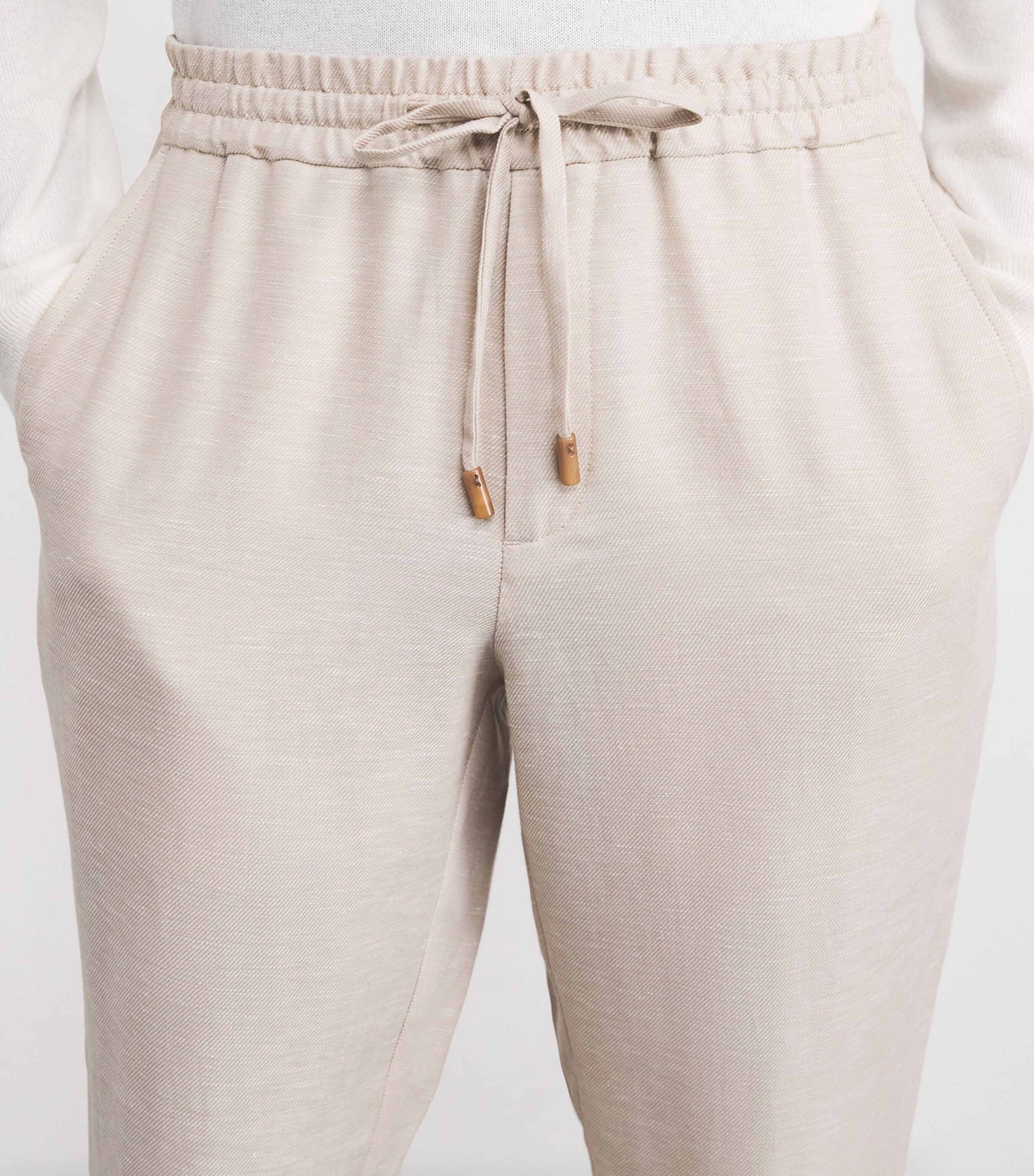 Cashmere-Linen Trousers 82805 SAND Image 6