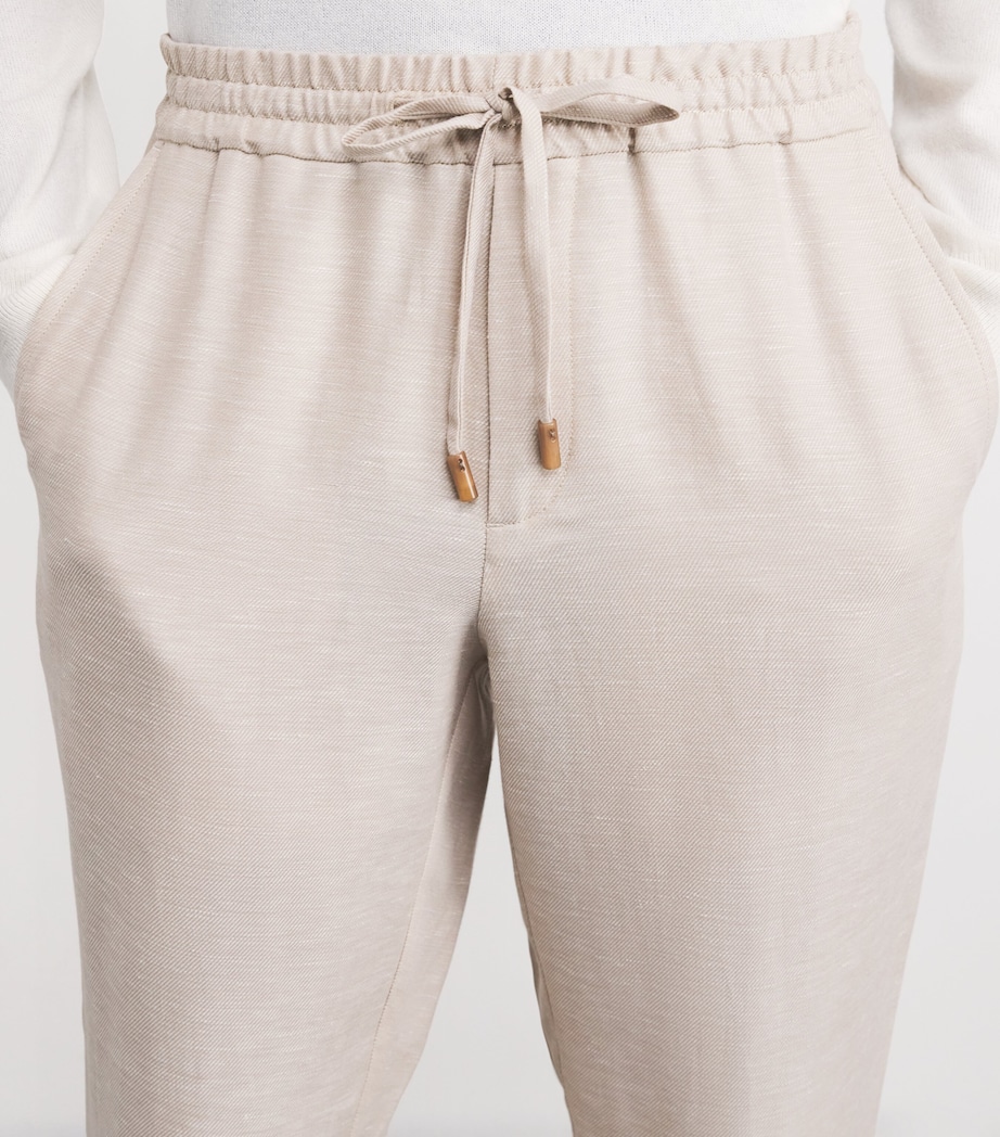 Cashmere-Linen Trousers 82805 SAND Image 6