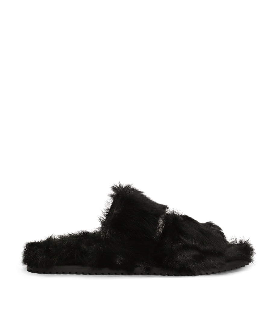 Dolce&Gabbana Kid Goat Sandals Black Image 1