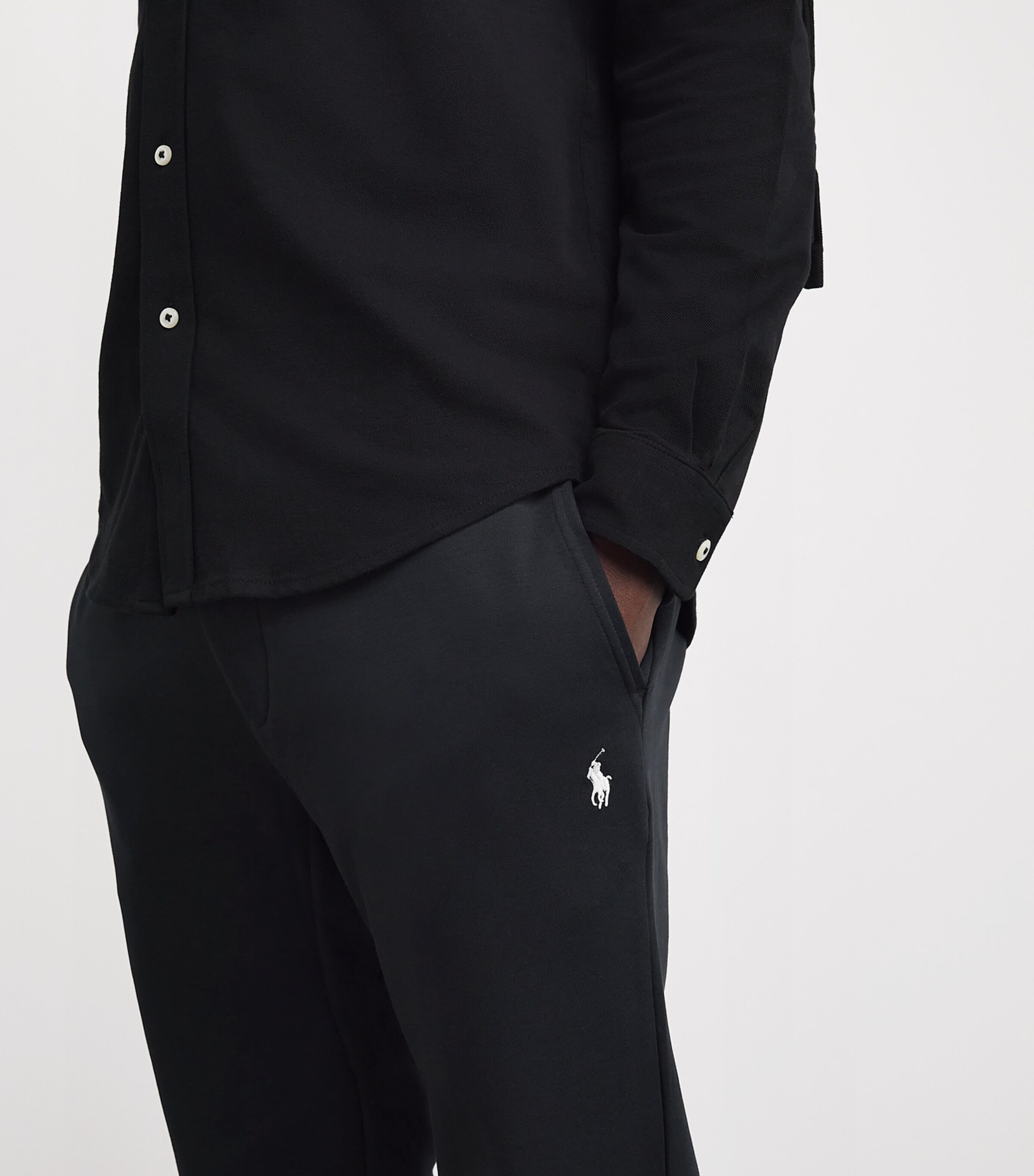 Polo Ralph Lauren Mens Tech Knit Sweatpants Polo Black Image 6