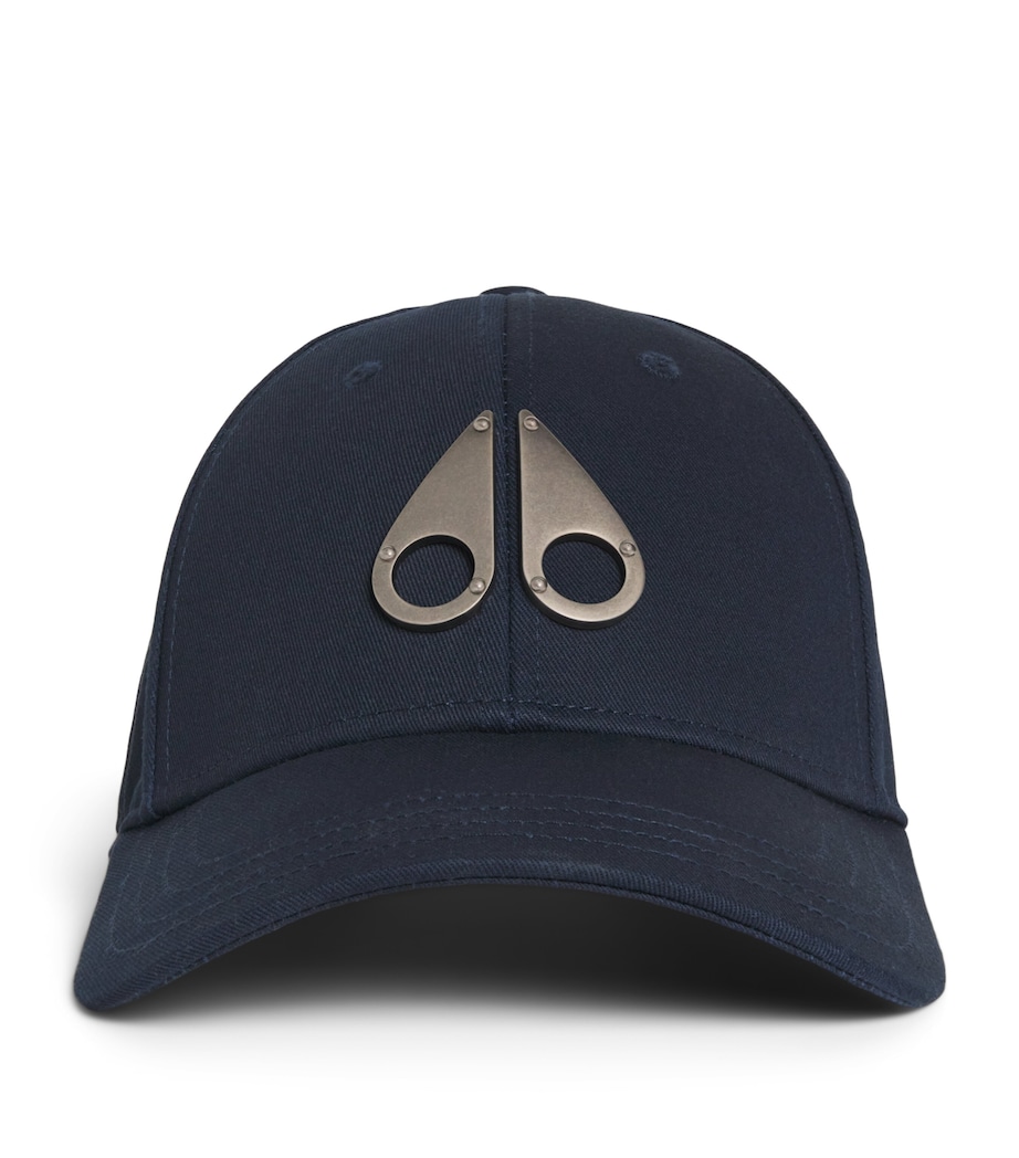 Cotton Logo Baseball Cap NAVY - 833 Image 1