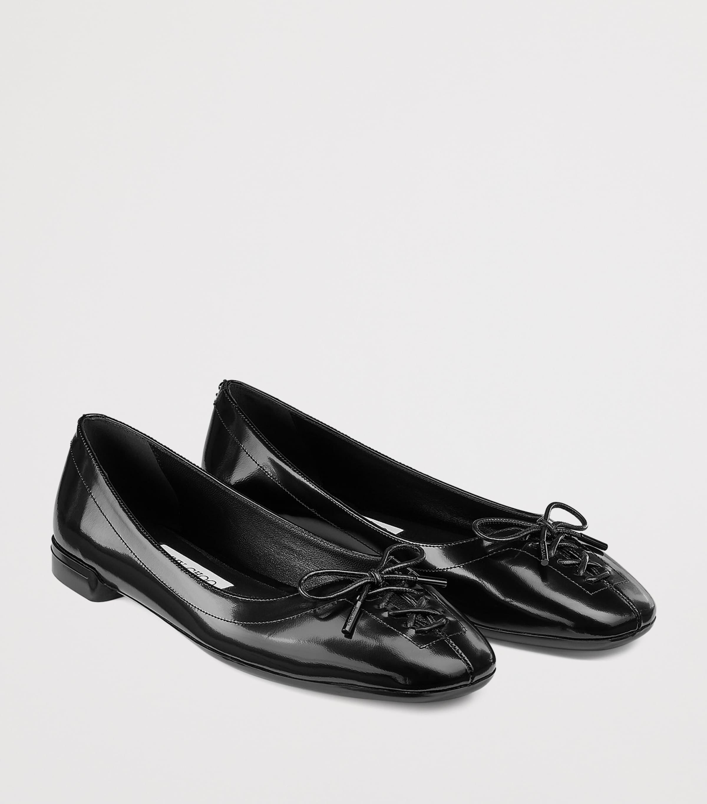 Scarlett Patent Leather Ballet Flats BLACK Image 5