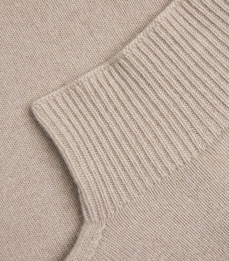 Cashmere Rollneck Sweater BEIGE Image 5