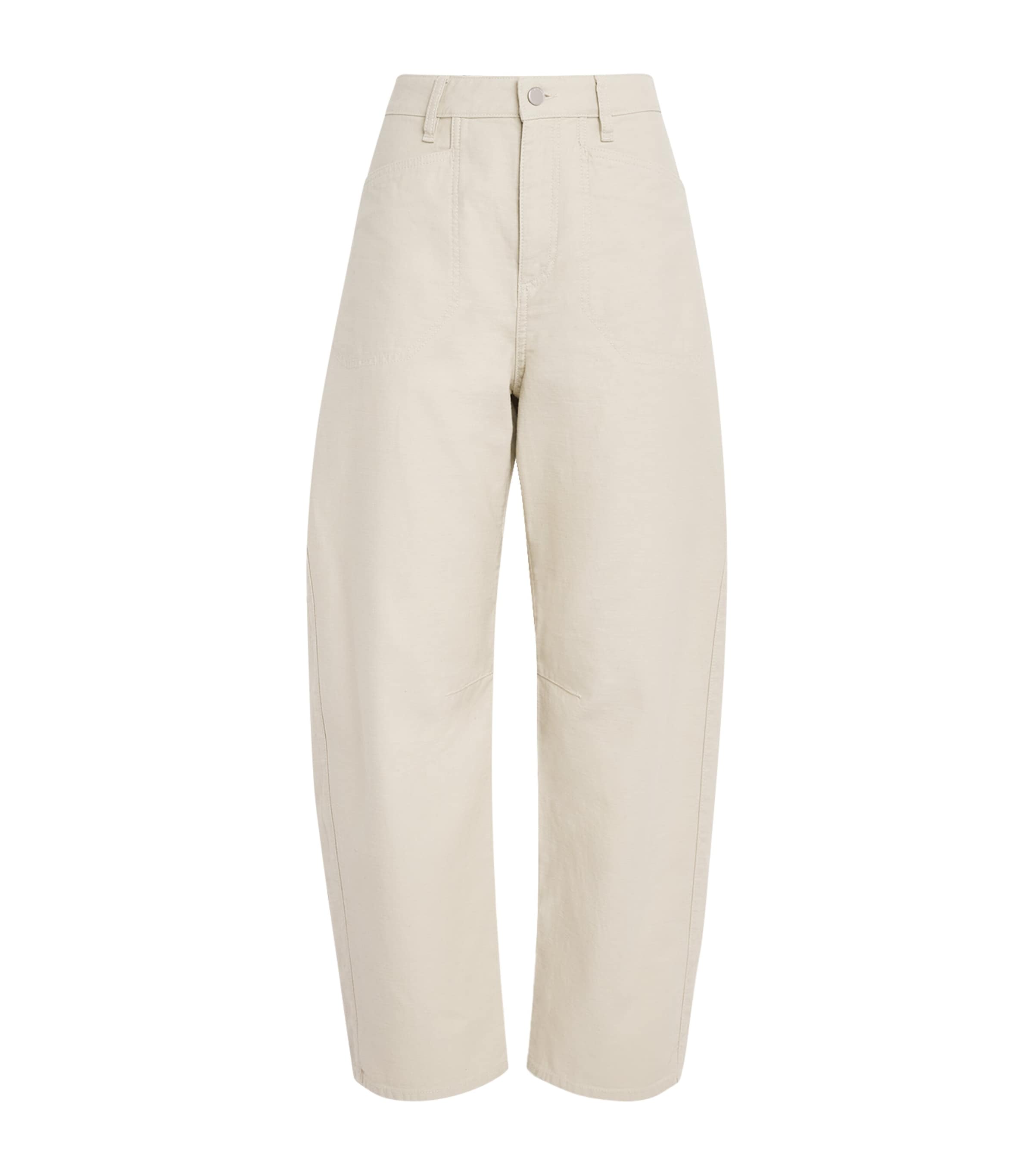 Rag & Bone Womens Cotton Stevie Tapered Chinos Tan Image 1