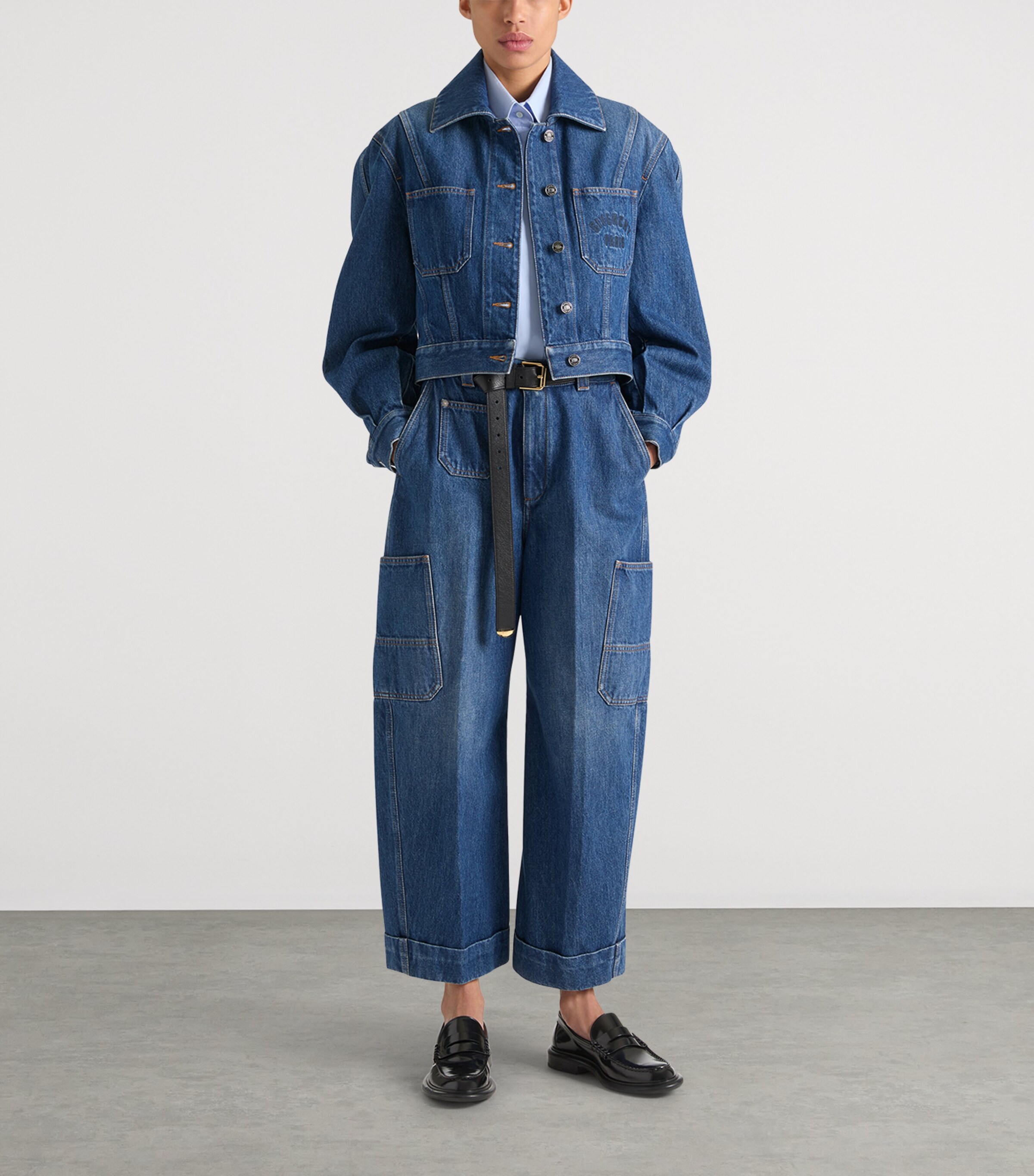 Cocoon Cargo Jeans MEDIUM BLUE Image 2