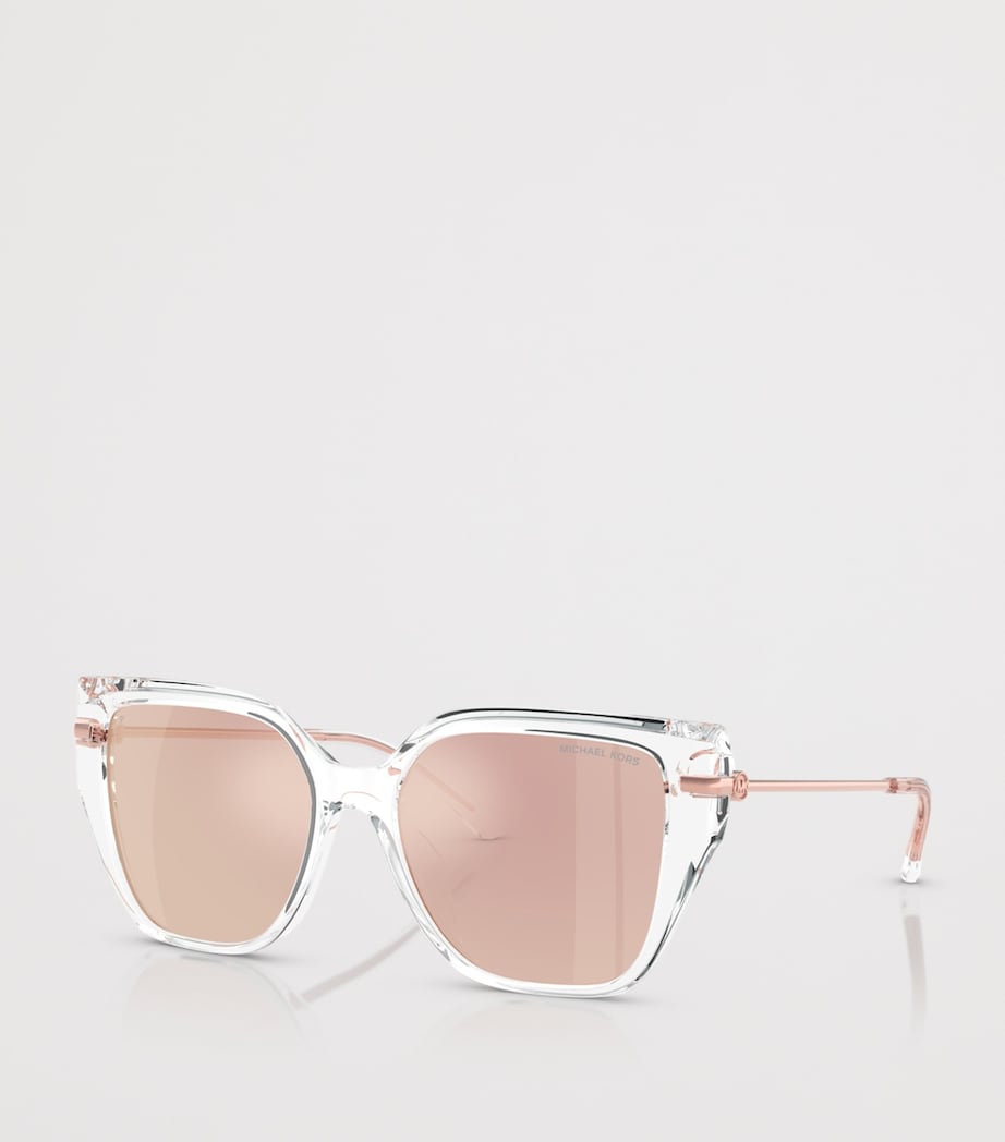 Michael Kors St. Barths Square Sunglasses Clear Image 2