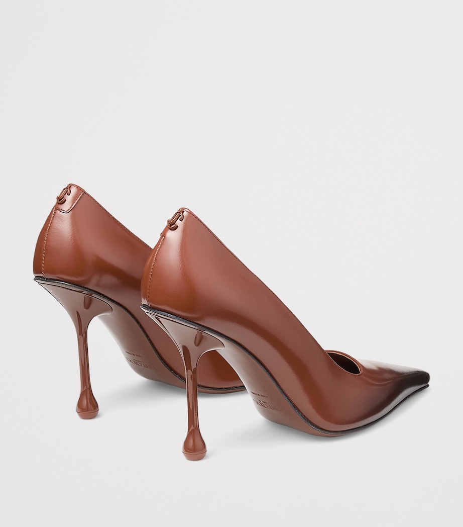 Ixia 95 Leather Ombré Pumps COGNAC/BLACK Image 4