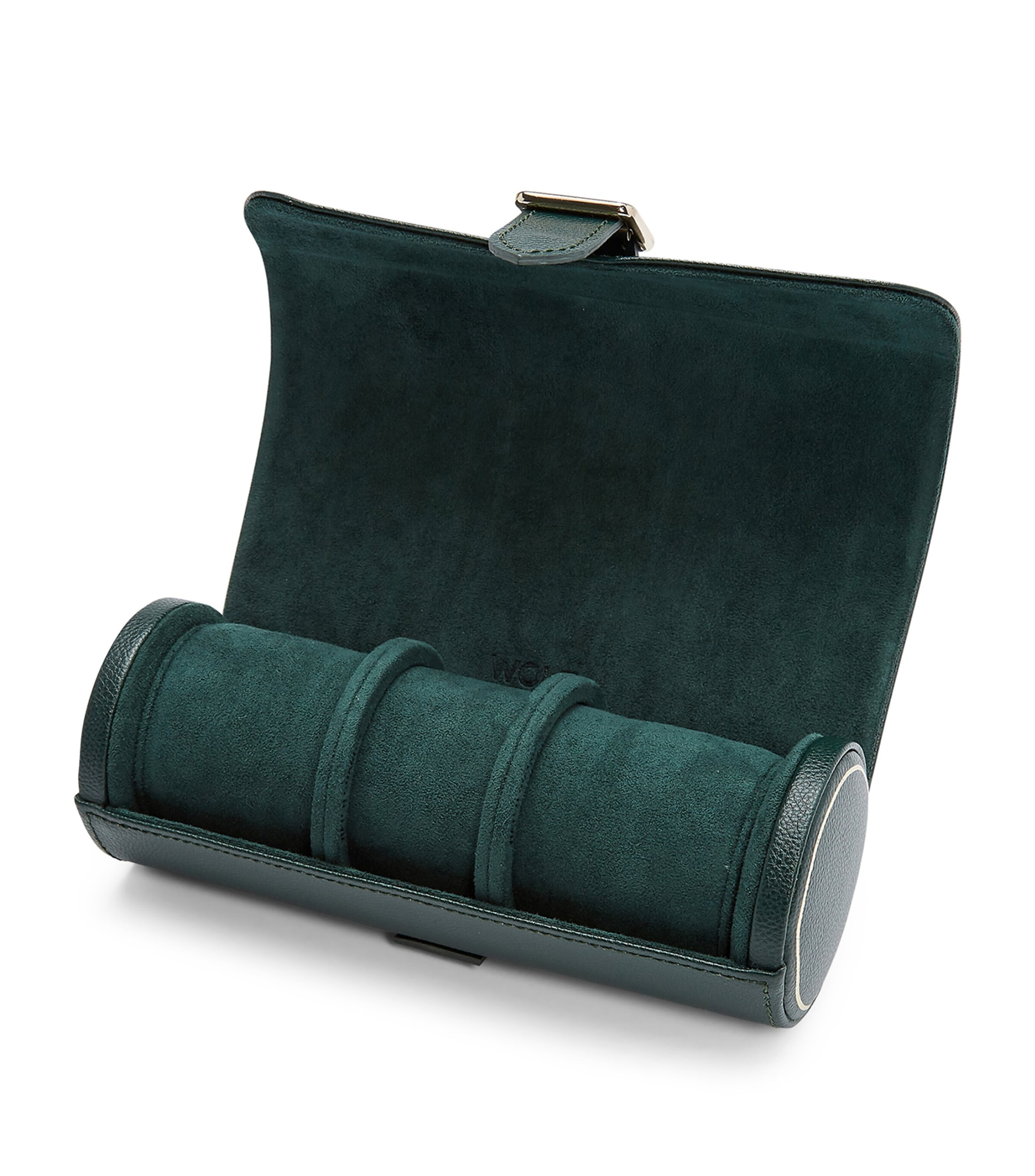 Vegan Leather Triple Watch Roll GREEN Image 7