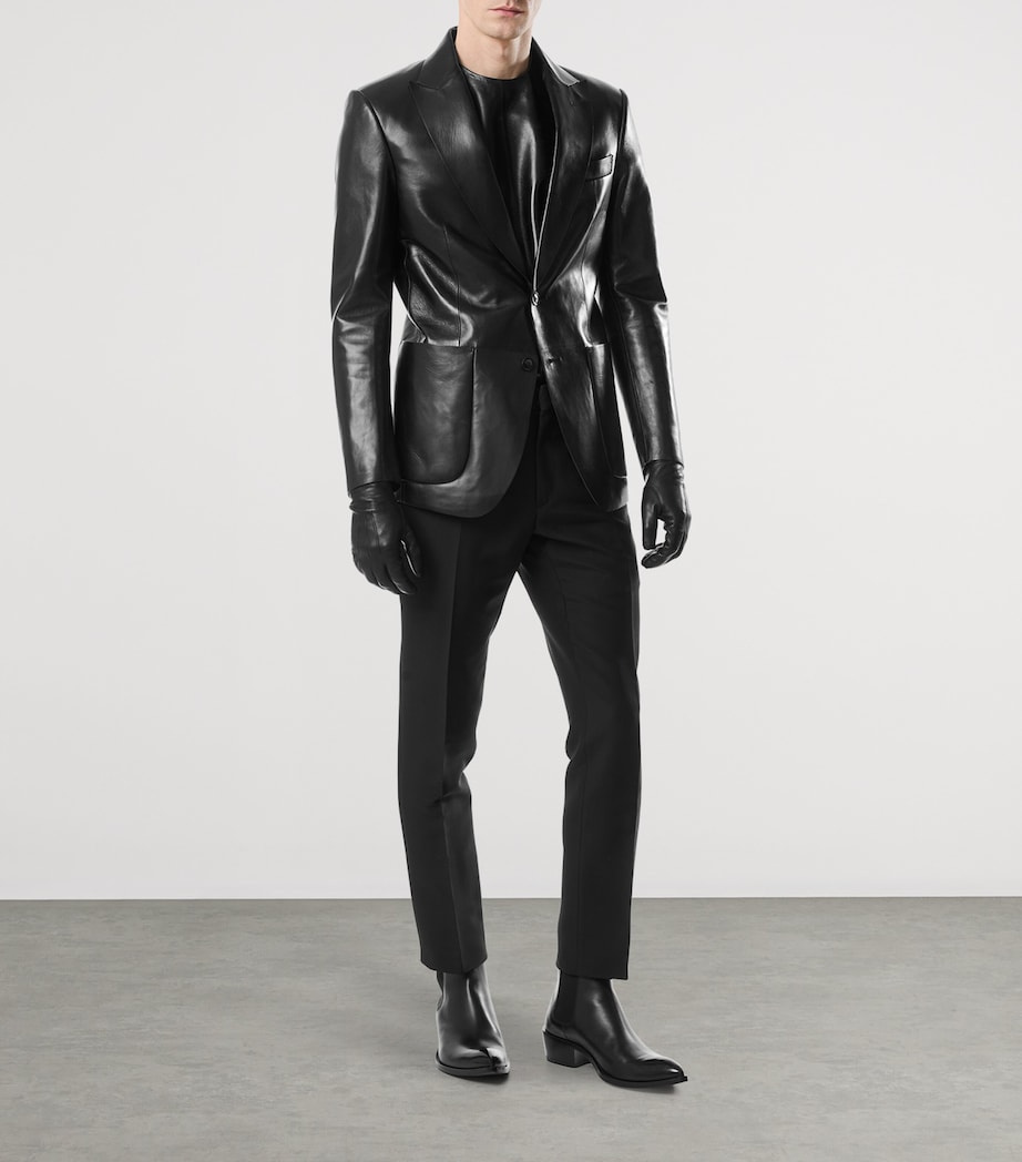 Lambskin Single-Breasted Blazer LB999 Image 3