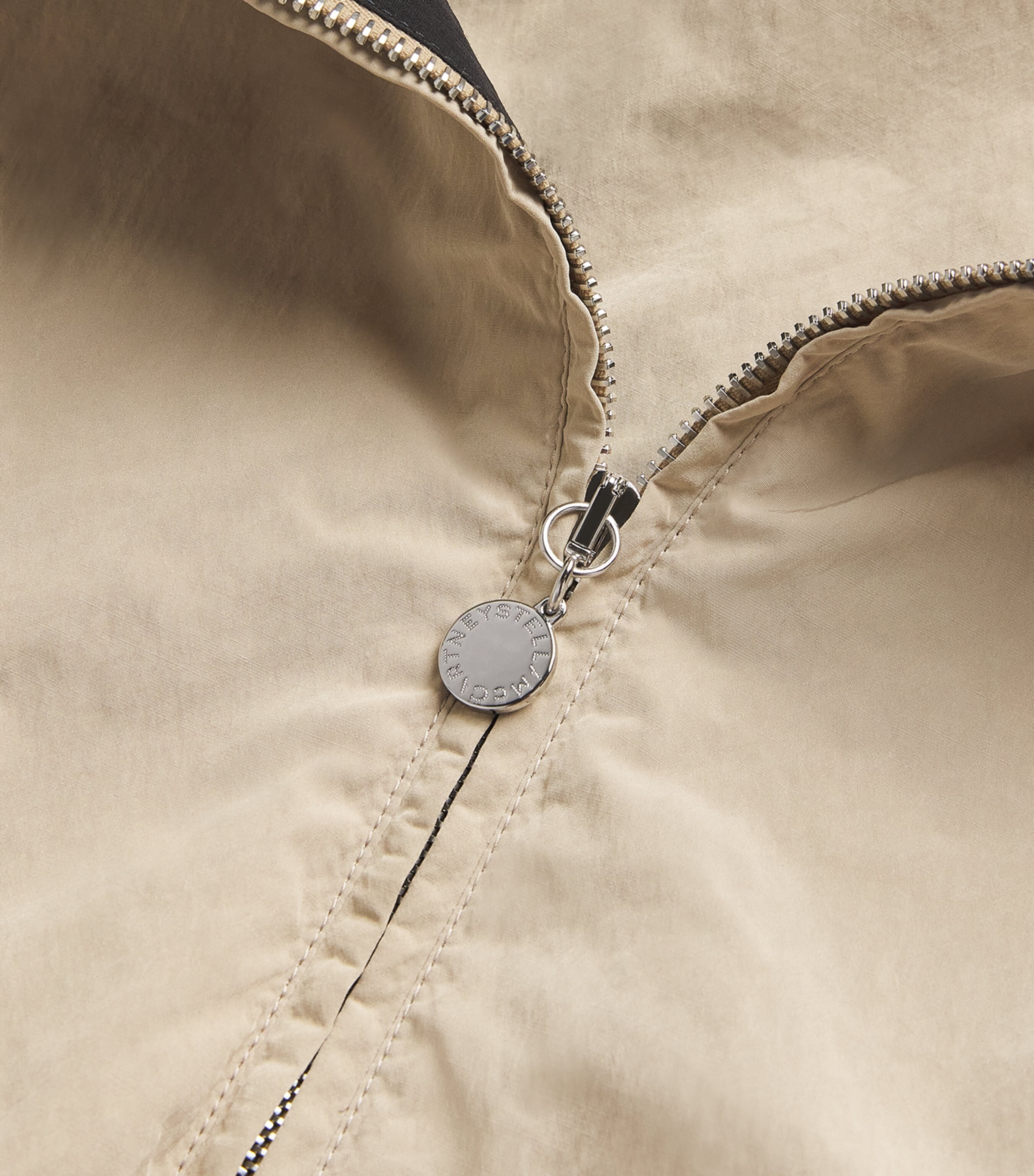 Stella McCartney Womens Shell Jacket Almond Image 6
