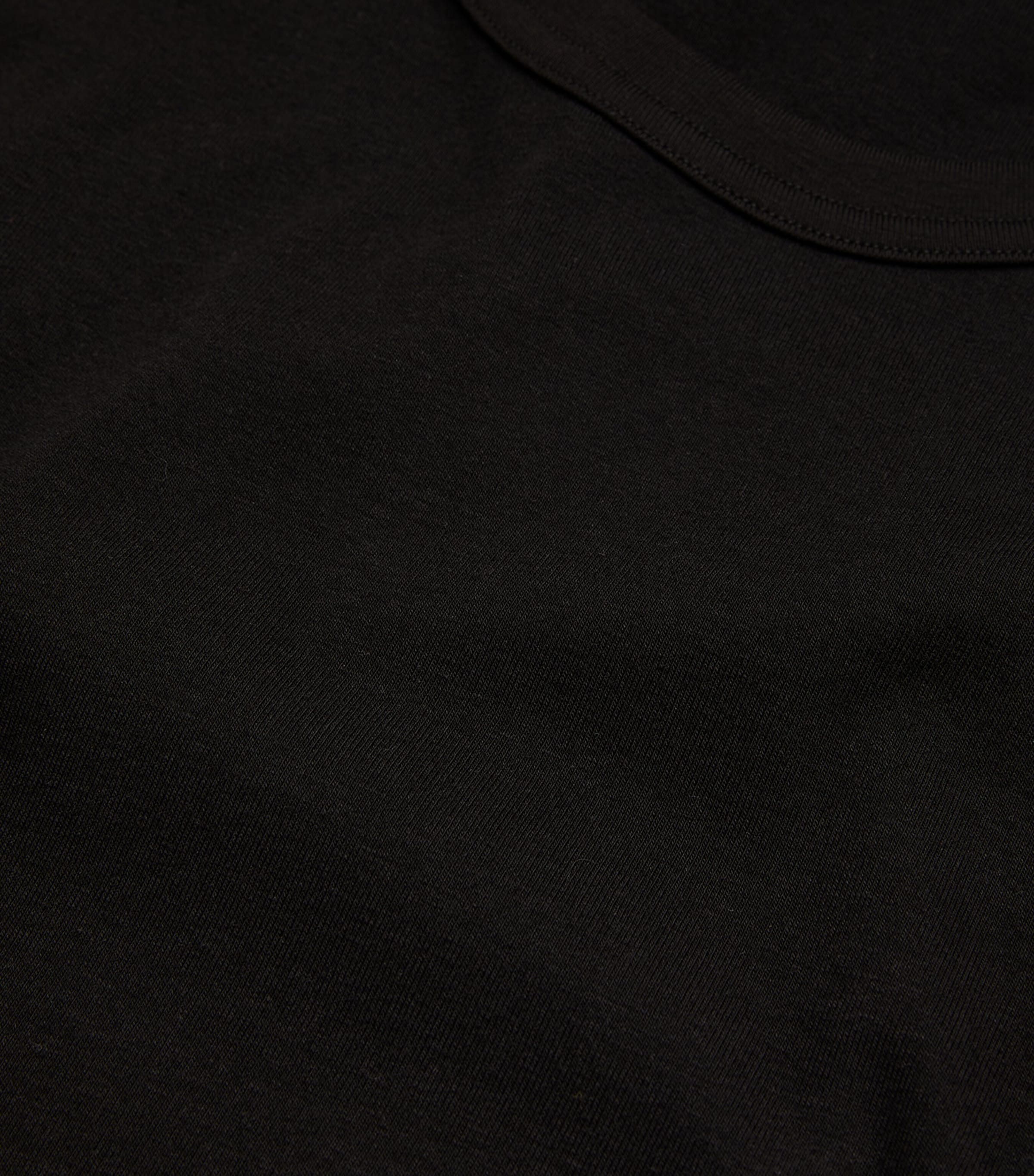 Stretch-Cotton T-Shirt 002 BLACK Image 9