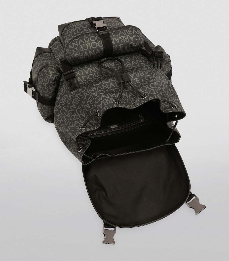 Logo-Plaque Backpack 8B969-BLACK/GREY Image 3