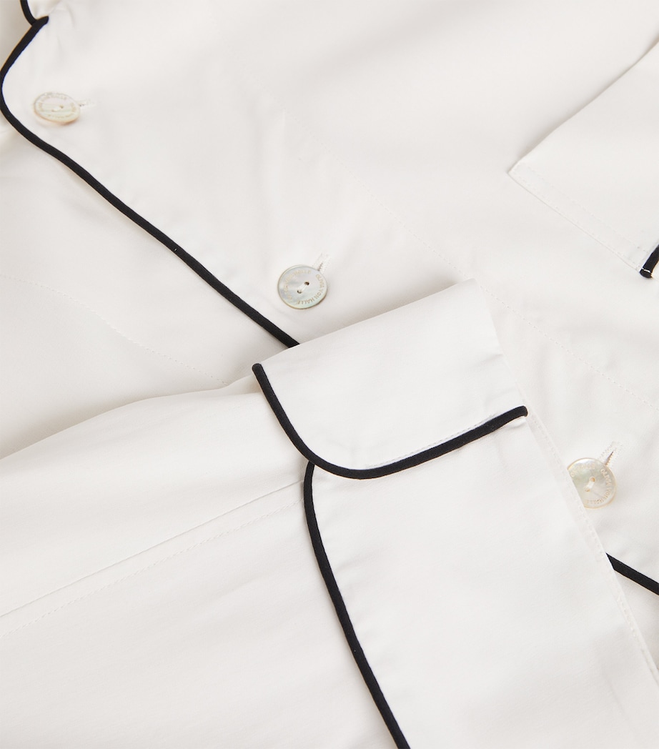 Silk Laurent Pyjama Set IVORY Image 5