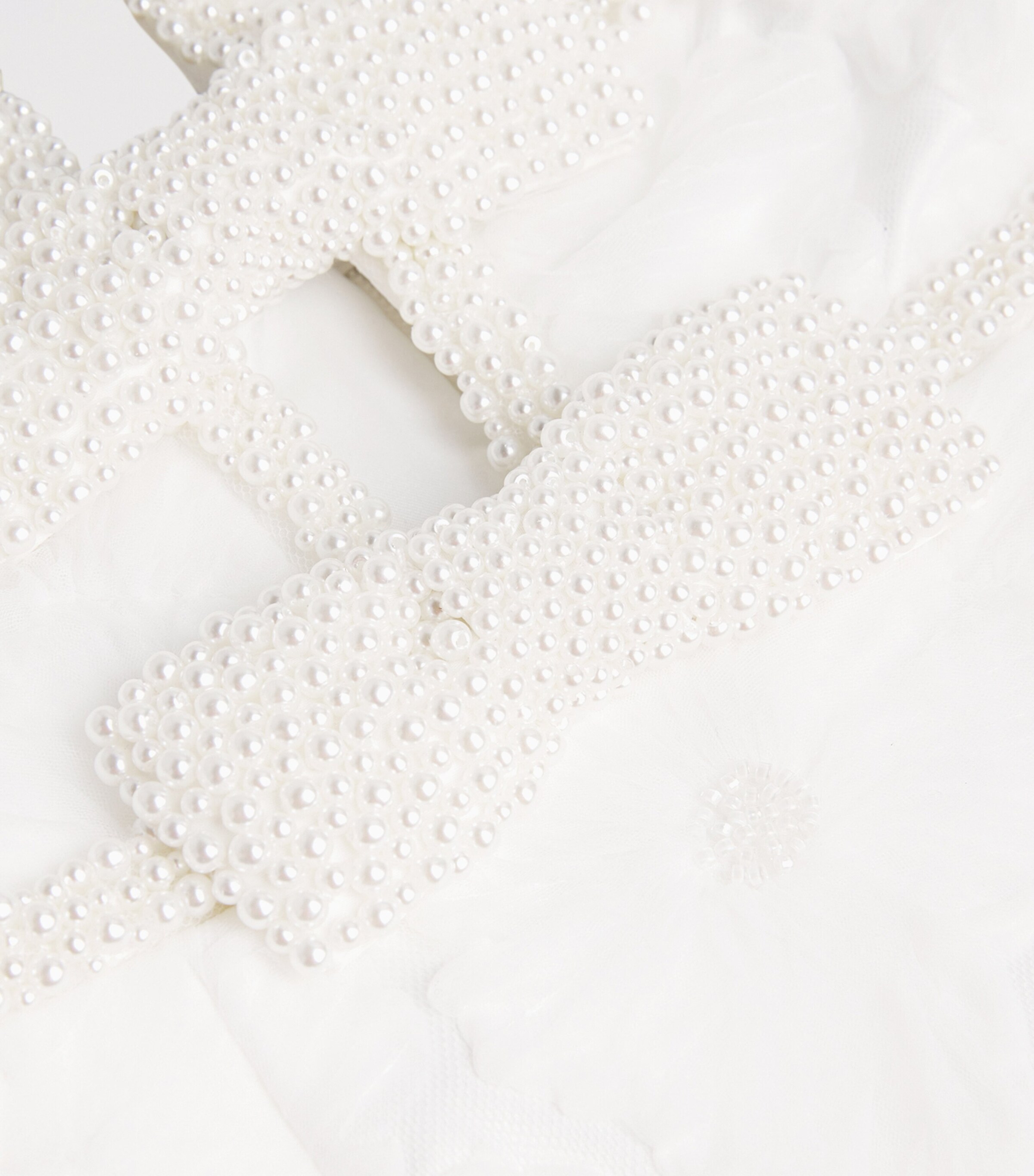 Bow-Detail Deliah Mini Dress IVORY Image 5