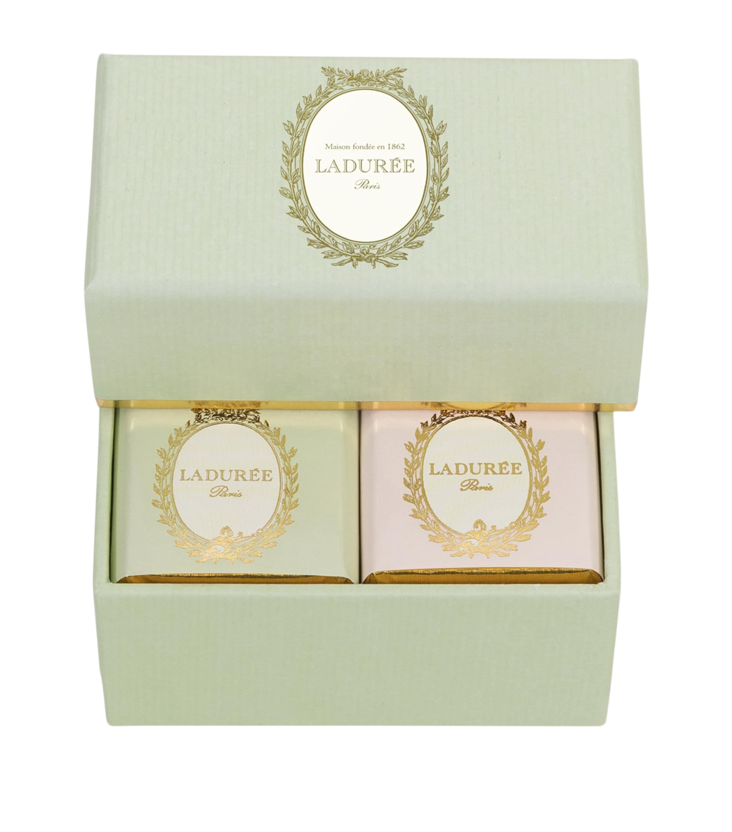 Ladurée 14-Piece Dark and Milk Chocolate Squares