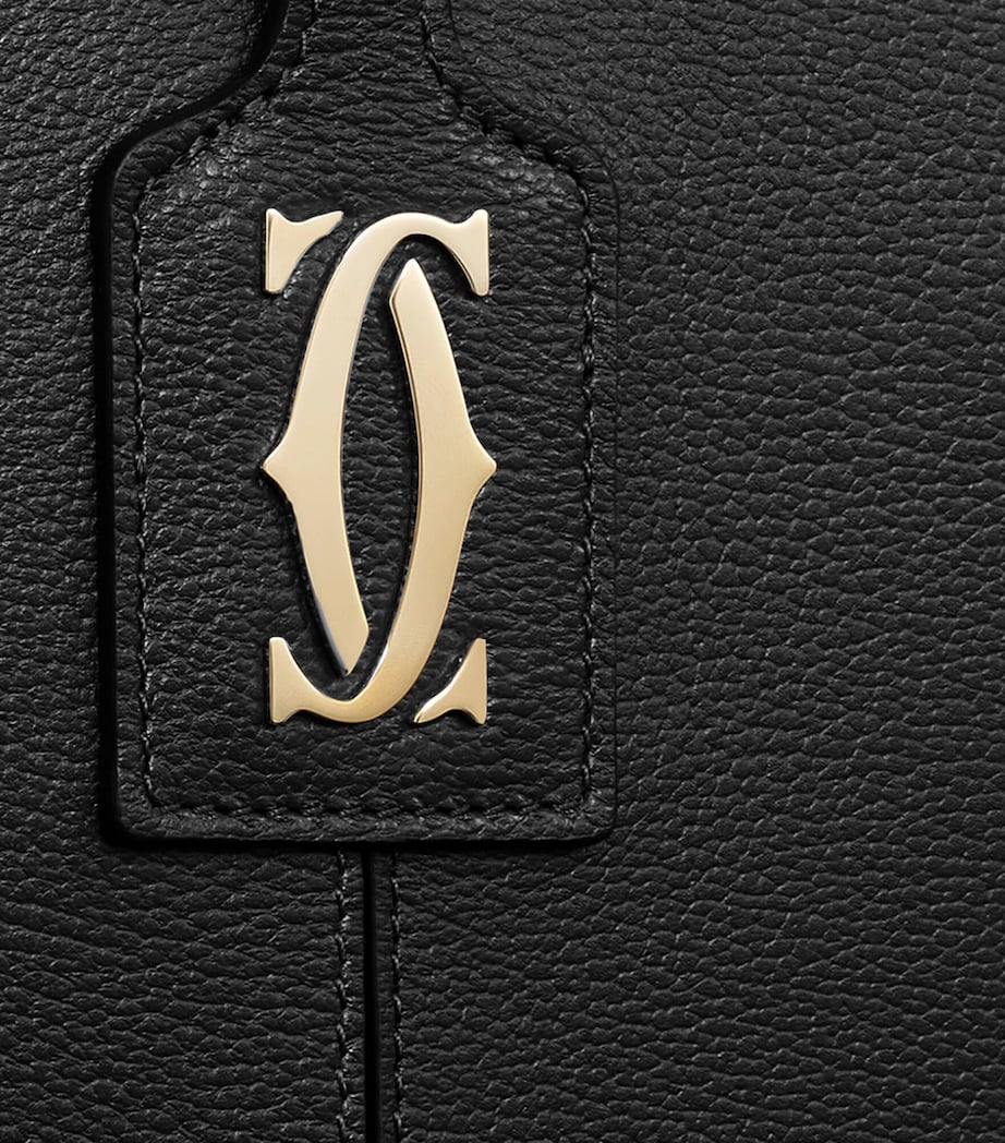 Cartier Calfskin C de Cartier Tote Bag Black Image 2