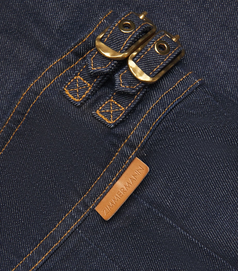 Denim Rebellion Wide-Leg Trousers NHTSKY NIGHT SKY Image 5